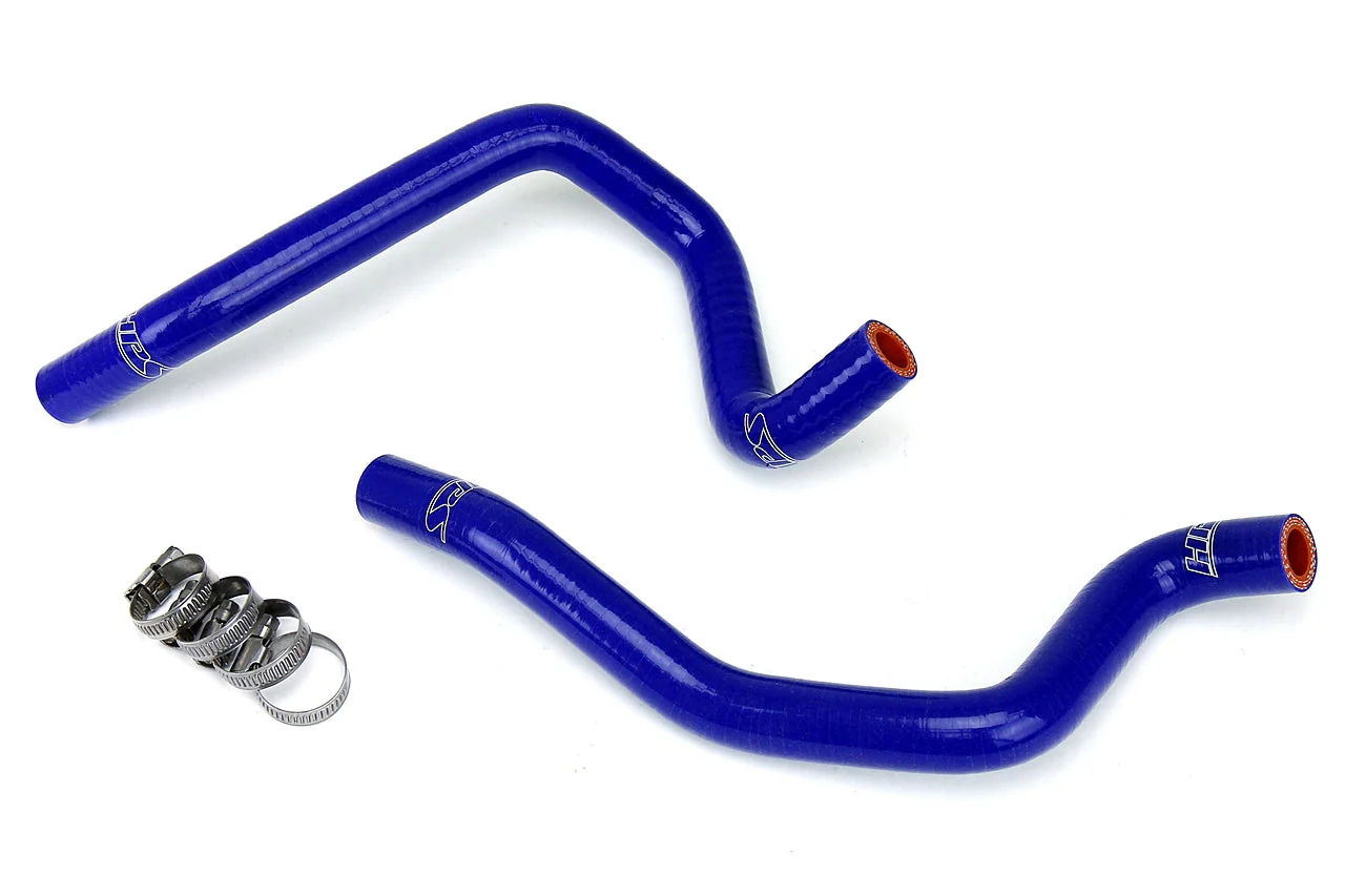 HPS Performance Silicone Heater Hoses Subaru WRX 2.0L H4 Turbo (2004) Black / Blue / Red