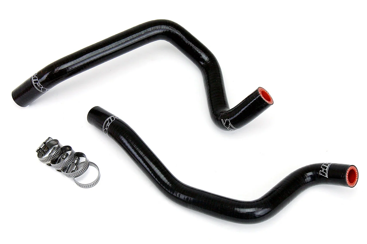 HPS Performance Silicone Heater Hoses Subaru WRX 2.0L H4 Turbo (2004) Black / Blue / Red - Image 2