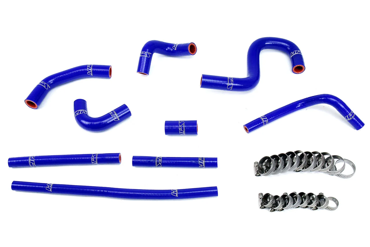 HPS Performance Silicone Heater Hoses Toyota 4Runner 3.4L V6 (1996-2002) Black / Blue / Red