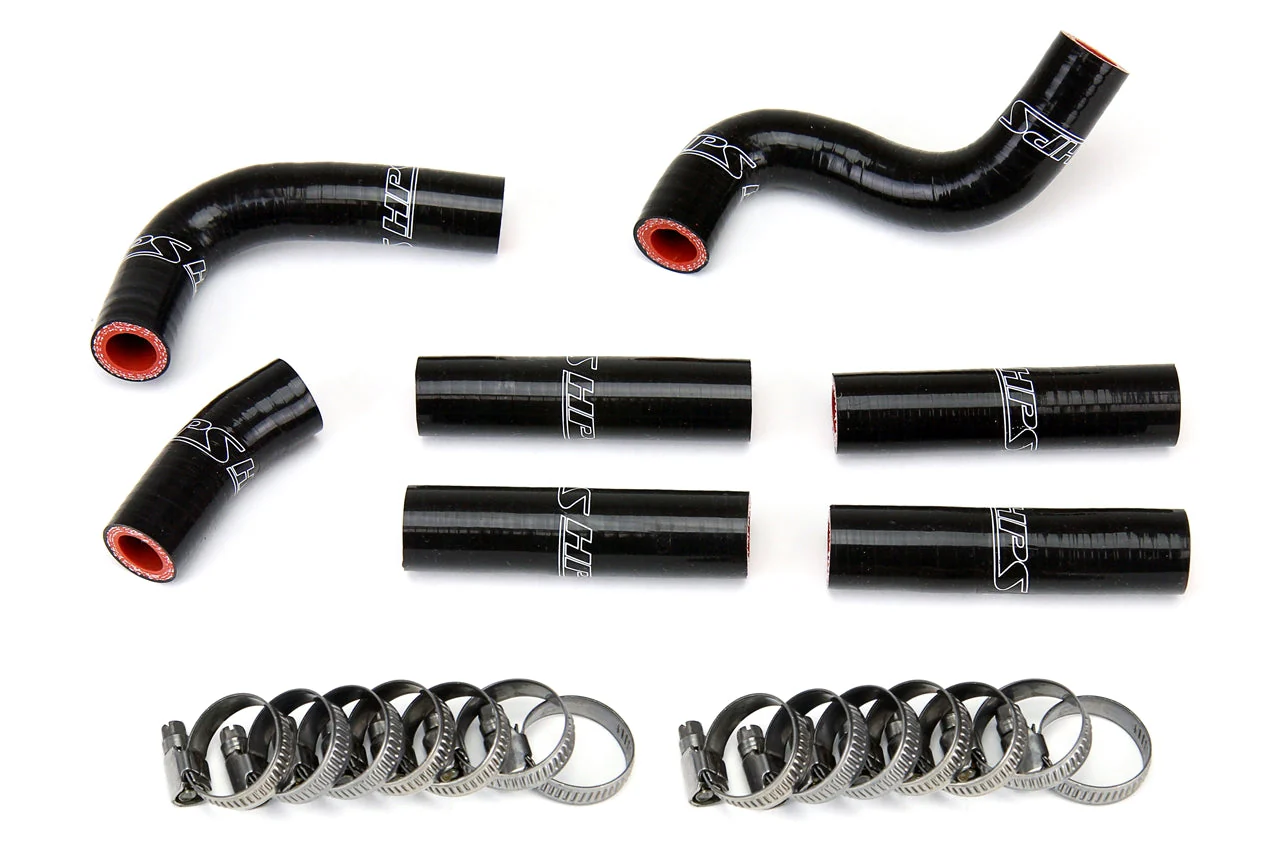 HPS Performance Silicone Heater Hoses Lexus LX450 FJ80 4.5L (1996-1997) Black or Blue - Image 2