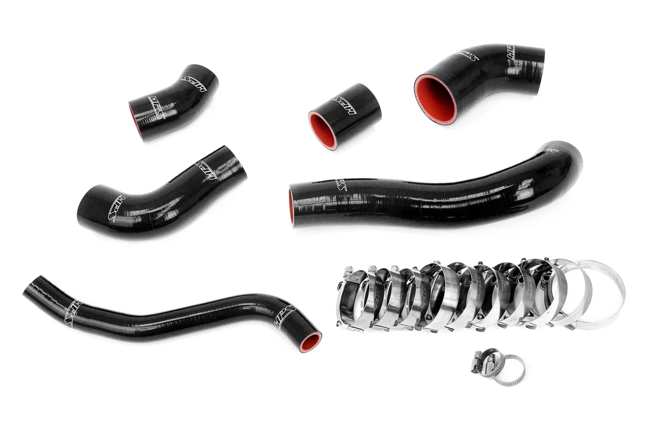 HPS Performance Silicone Intercooler Hoses Hyundai Veloster 1.6L (2019-2021) Black / Blue / Red - Image 2