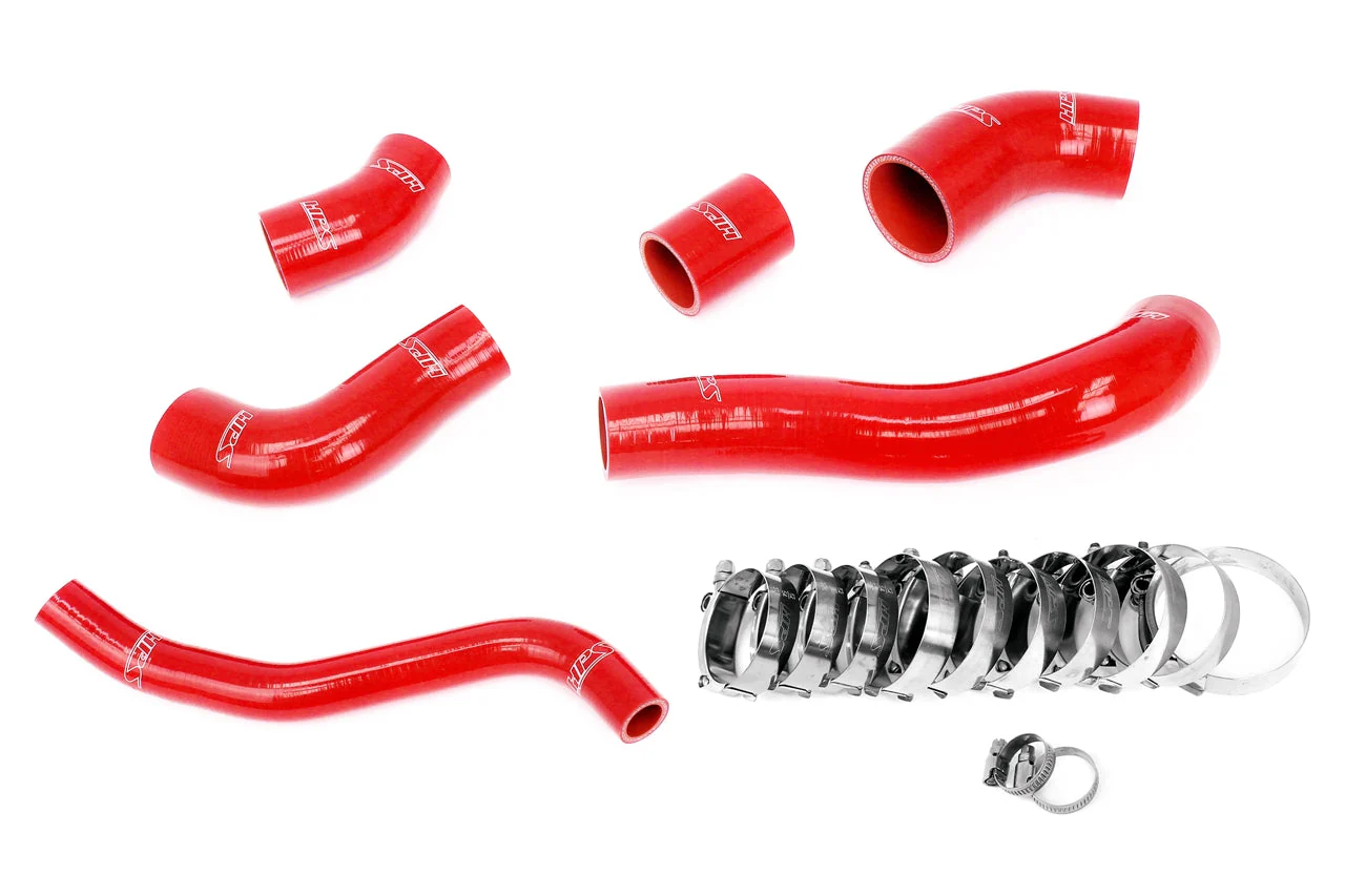 HPS Performance Silicone Intercooler Hoses Hyundai Veloster 1.6L (2019-2021) Black / Blue / Red - Image 3