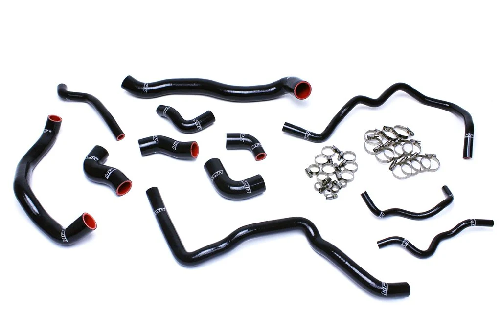 HPS Performance Silicone Radiator + Heater Hoses VW GTI 2.0T Turbo FSI (06-08) Red / Blue / Black - Image 6