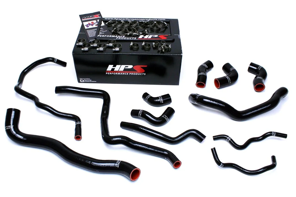 HPS Performance Silicone Radiator + Heater Hoses VW GTI 2.0T Turbo FSI (06-08) Red / Blue / Black - Image 7