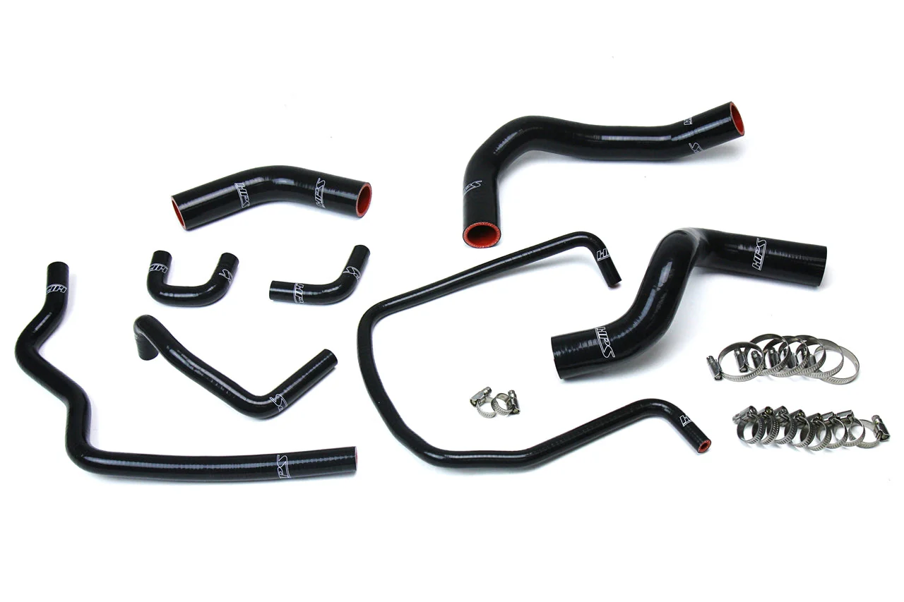 HPS Performance Silicone Radiator Hose Kit Nissan Armada V8 5.6L (2004-2014) Black / Blue / Red - Image 2