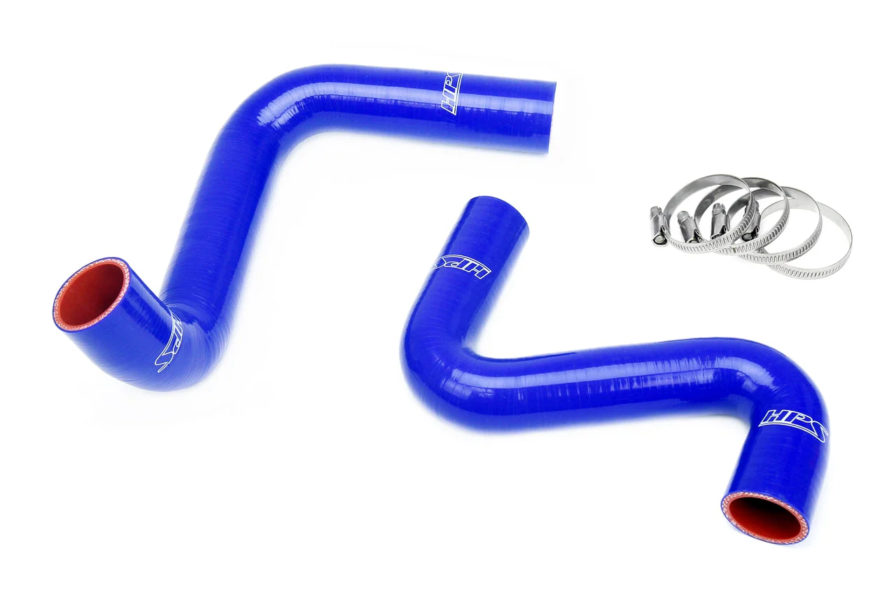HPS Performance Silicone Radiator Hose Nissan 240SX S13/S14/S15 LS Swap [SR20DET / KA24DE] Blue / Black / Red - Image 11