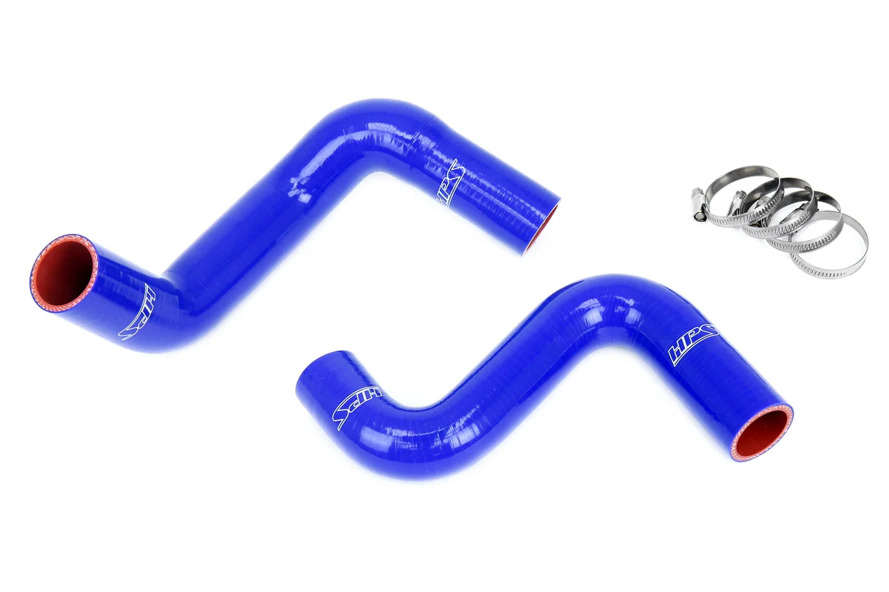 HPS Performance Silicone Radiator Hose Nissan 240SX S13/S14/S15 LS Swap [SR20DET / KA24DE] Blue / Black / Red - Image 13