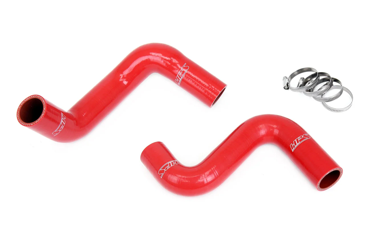 HPS Performance Silicone Radiator Hose Nissan 240SX S13/S14/S15 LS Swap [SR20DET / KA24DE] Blue / Black / Red - Image 15