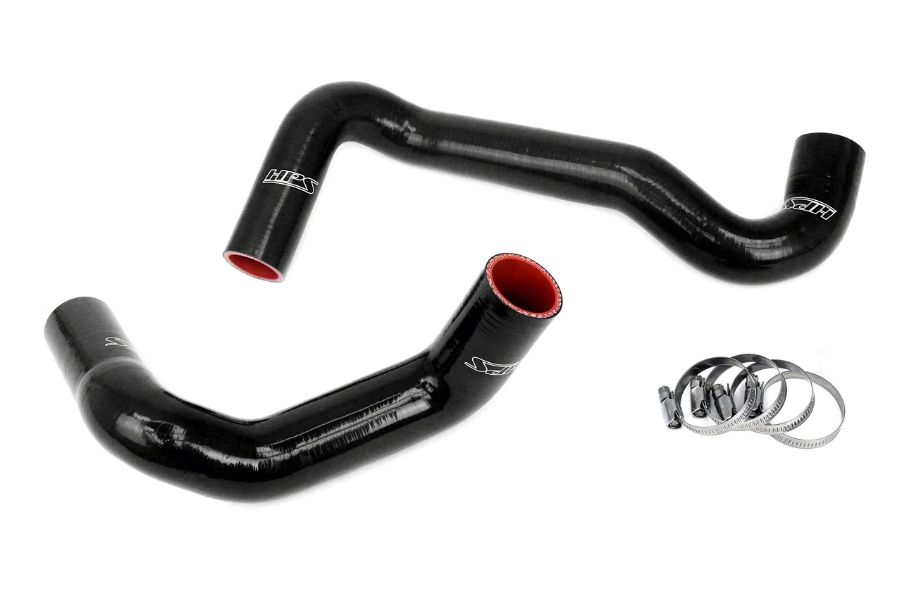 HPS Performance Silicone Radiator Hose Nissan 240SX S13/S14/S15 LS Swap [SR20DET / KA24DE] Blue / Black / Red - Image 17