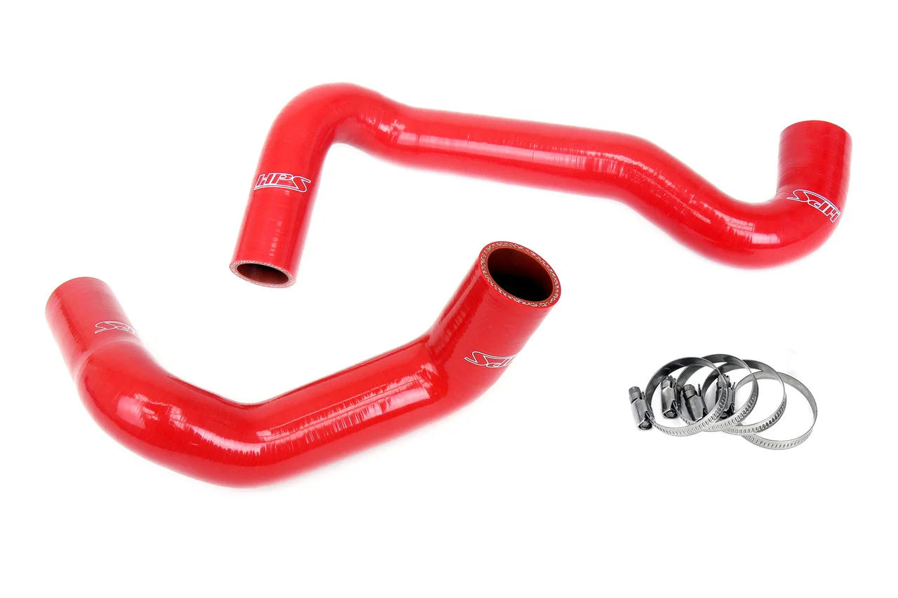 HPS Performance Silicone Radiator Hose Nissan 240SX S13/S14/S15 LS Swap [SR20DET / KA24DE] Blue / Black / Red - Image 18