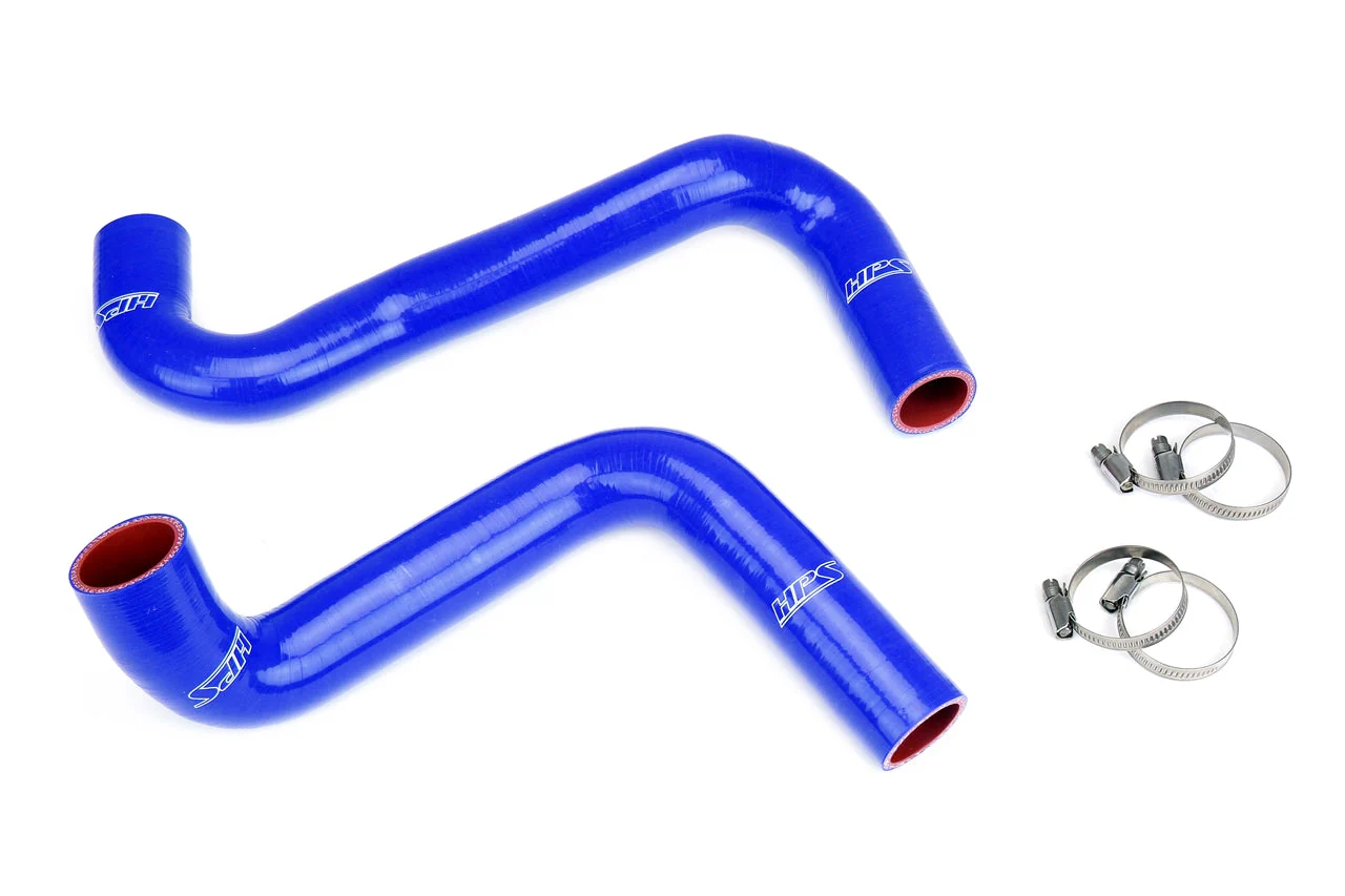 HPS Performance Silicone Radiator Hose Nissan 240SX S13/S14/S15 LS Swap [SR20DET / KA24DE] Blue / Black / Red - Image 22