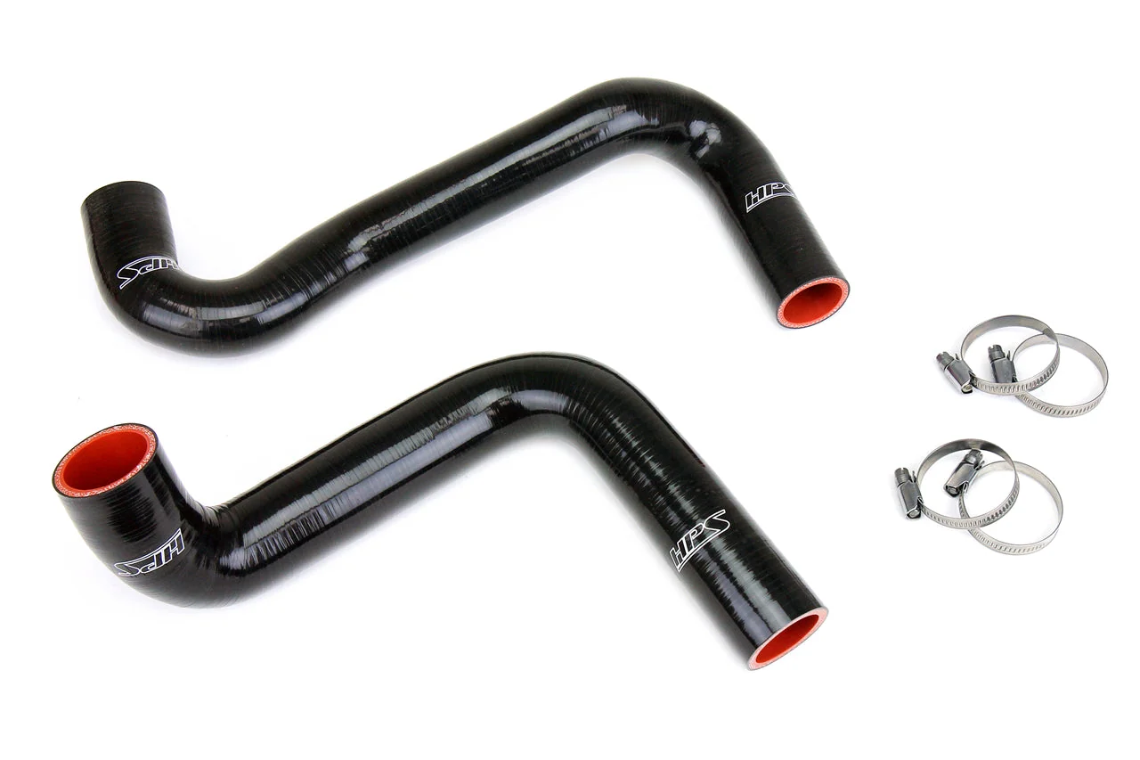 HPS Performance Silicone Radiator Hose Nissan 240SX S13/S14/S15 LS Swap [SR20DET / KA24DE] Blue / Black / Red - Image 23