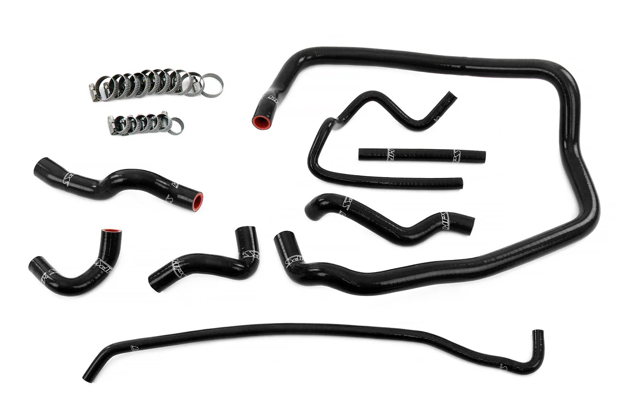 HPS Performance Silicone Coolant Hoses BMW E36 M52 328 2.8L (96-99) 323 2.5L (98-99) [Radiator, Heater, Throttle Body and Expansion Tank] Blue / Black / Red - Image 5