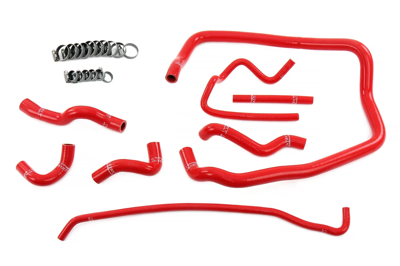 HPS Performance Silicone Coolant Hoses BMW E36 M52 328 2.8L (96-99) 323 2.5L (98-99) [Radiator, Heater, Throttle Body and Expansion Tank] Blue / Black / Red - Image 6