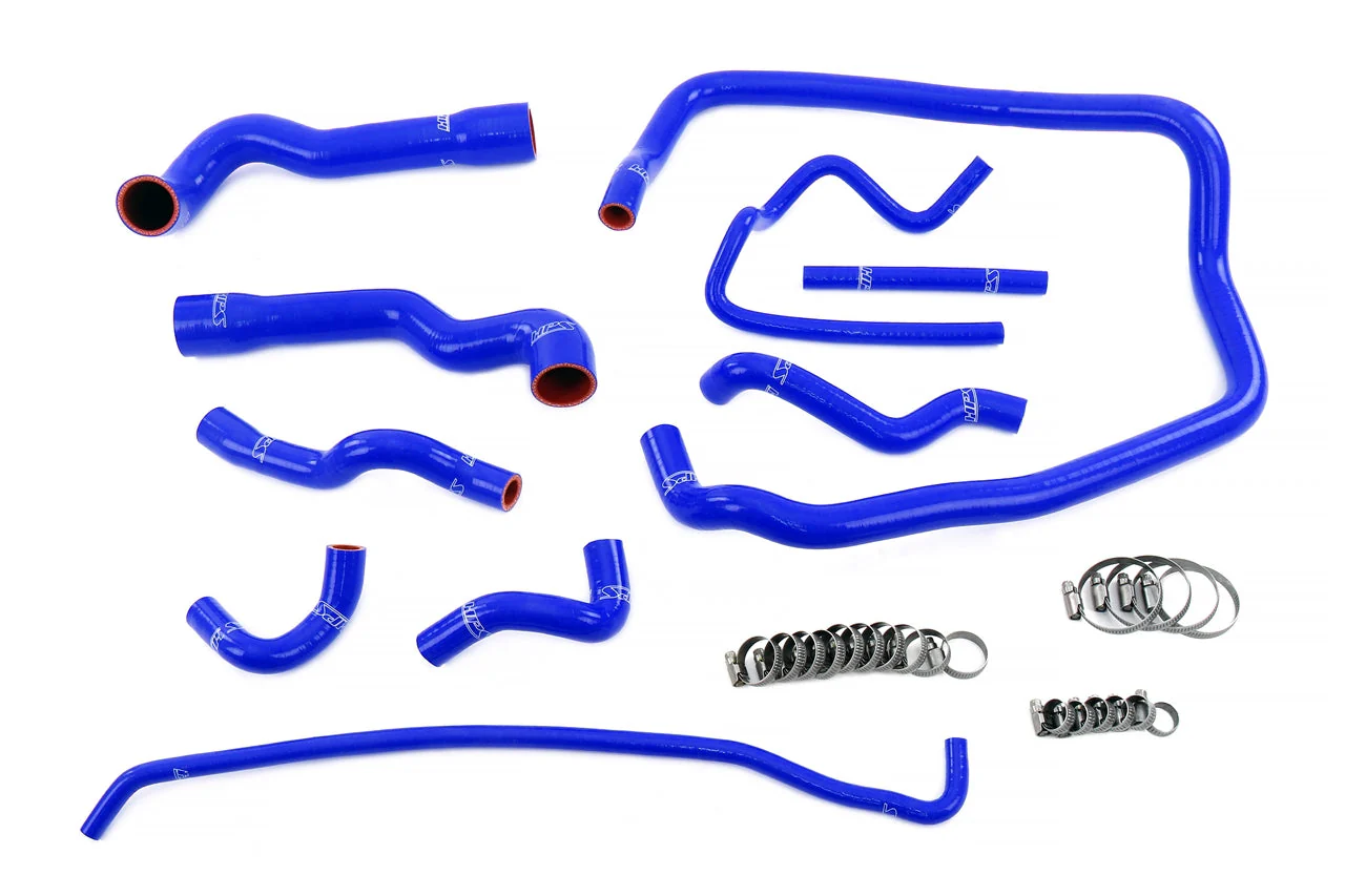 HPS Performance Silicone Coolant Hoses BMW E36 M52 328 2.8L (96-99) 323 2.5L (98-99) [Radiator, Heater, Throttle Body and Expansion Tank] Blue / Black / Red - Image 7