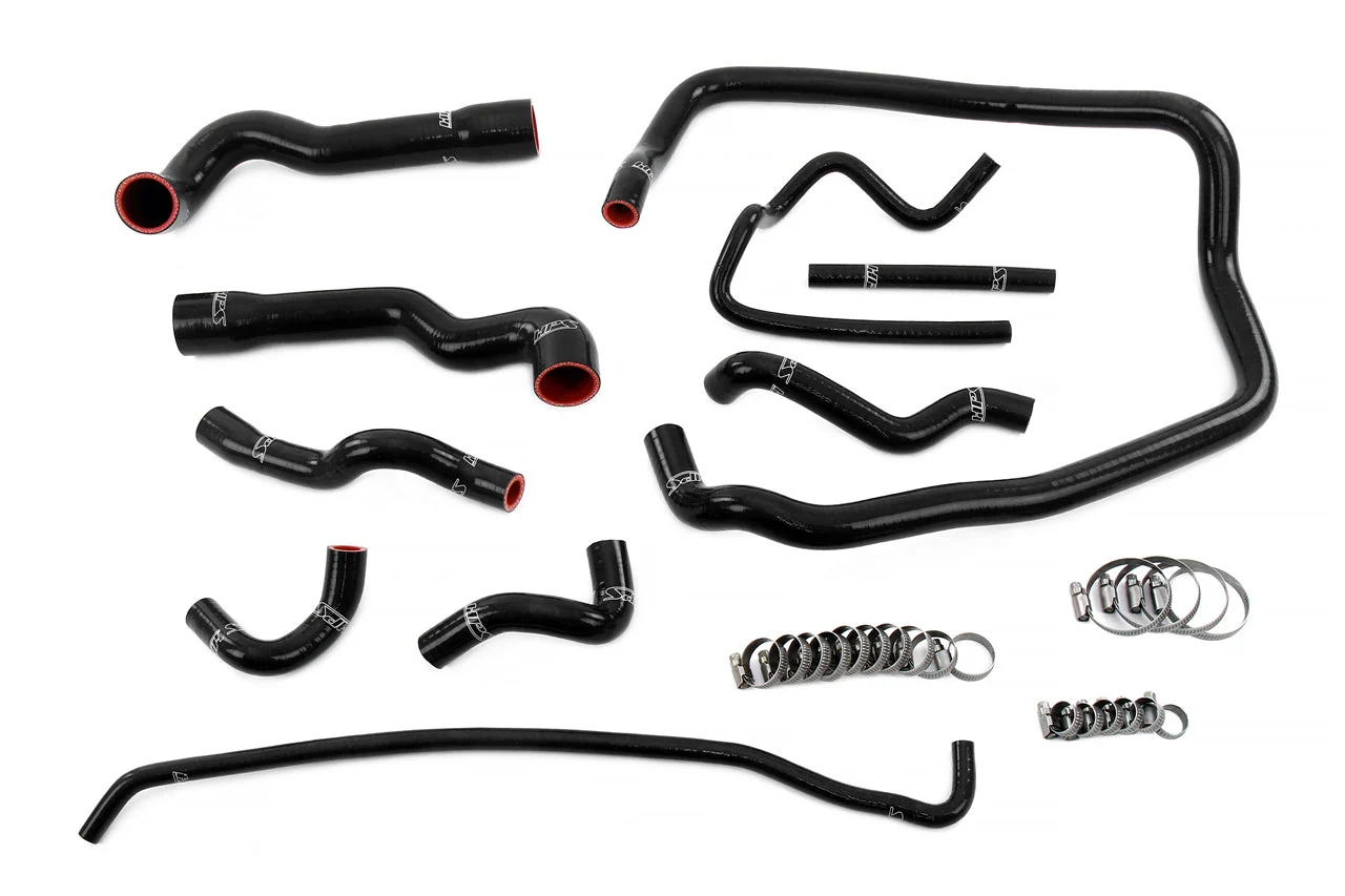 HPS Performance Silicone Coolant Hoses BMW E36 M52 328 2.8L (96-99) 323 2.5L (98-99) [Radiator, Heater, Throttle Body and Expansion Tank] Blue / Black / Red - Image 8
