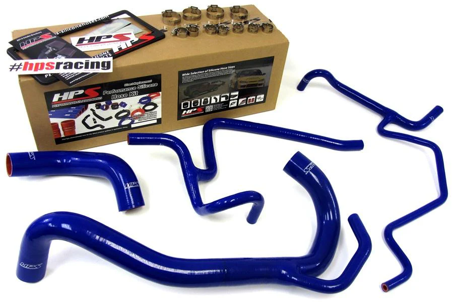 HPS Performance Silicone Radiator Hoses Chrysler 300C SRT8 6.4L V8 (2012-2013) Red / Blue / Black - Image 4