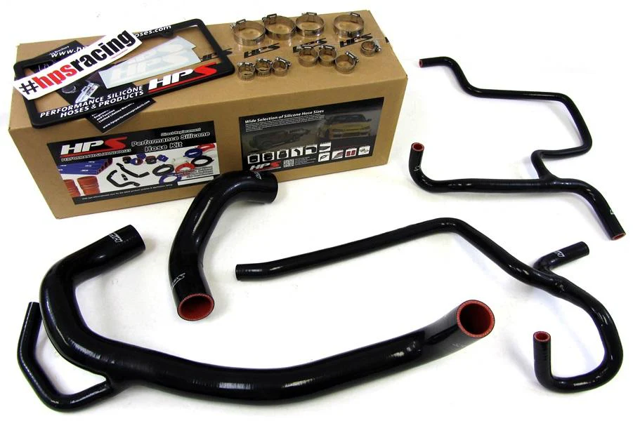 HPS Performance Silicone Radiator Hoses Chrysler 300C SRT8 6.4L V8 (2012-2013) Red / Blue / Black - Image 6