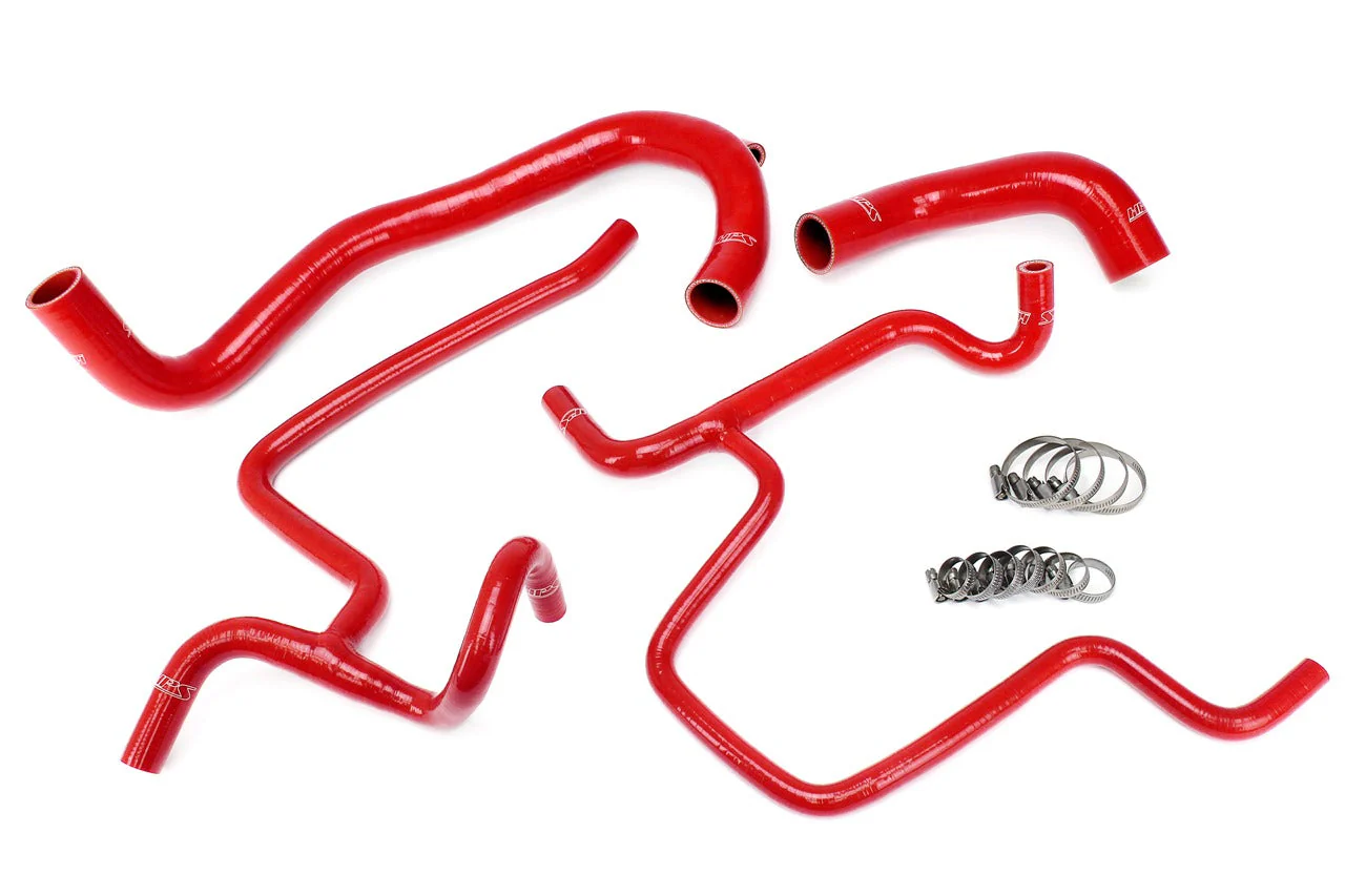 HPS Performance Silicone Radiator Hoses Dodge Charger SRT8 6.4L V8 (2012-2013) Red / Blue / Black - Image 3