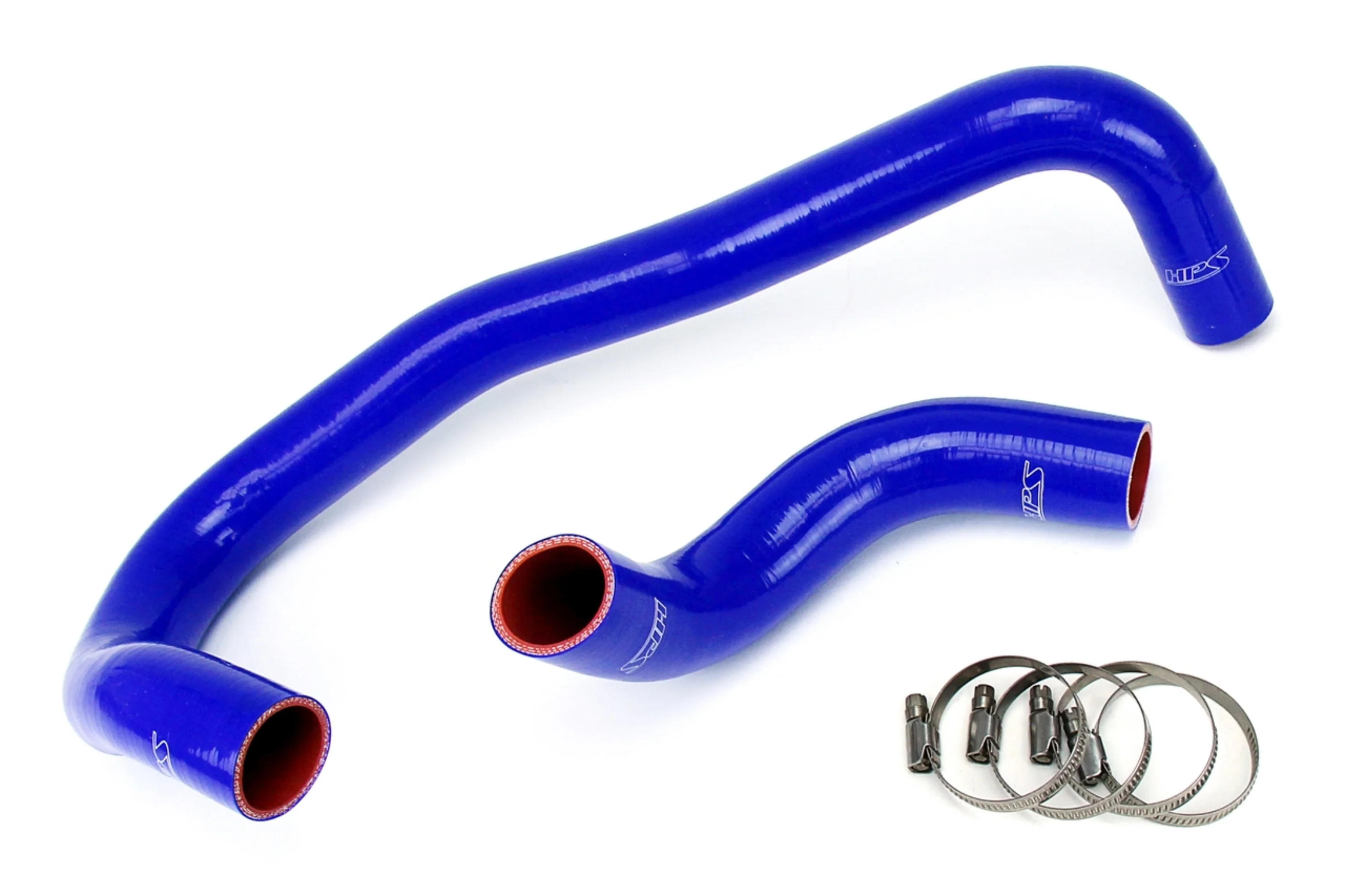 HPS Performance Silicone Radiator Hoses Chrysler 300C SRT8 6.1L V8 (05-10) Red / Blue / Black