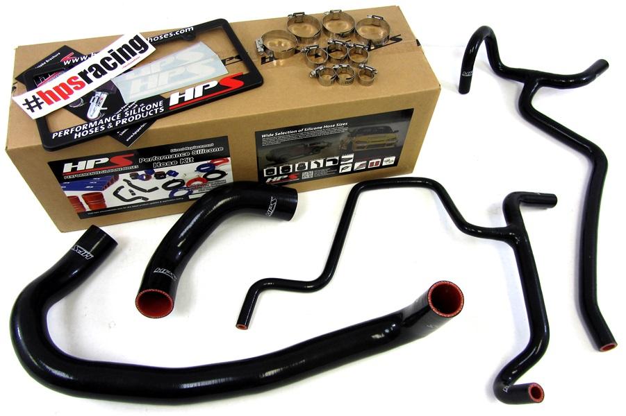 HPS Performance Silicone Radiator Hoses Dodge Magnum SRT8 6.1L V8 (2006-2008) Red / Blue / Black - Image 3