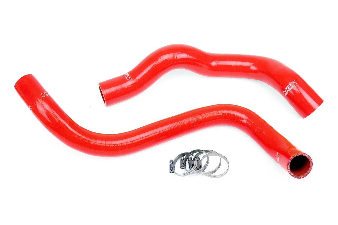 HPS Performance Silicone Radiator Hoses Ford Mustang 3.8L V6 (1999-2004) Blue / Black / Red - Image 3