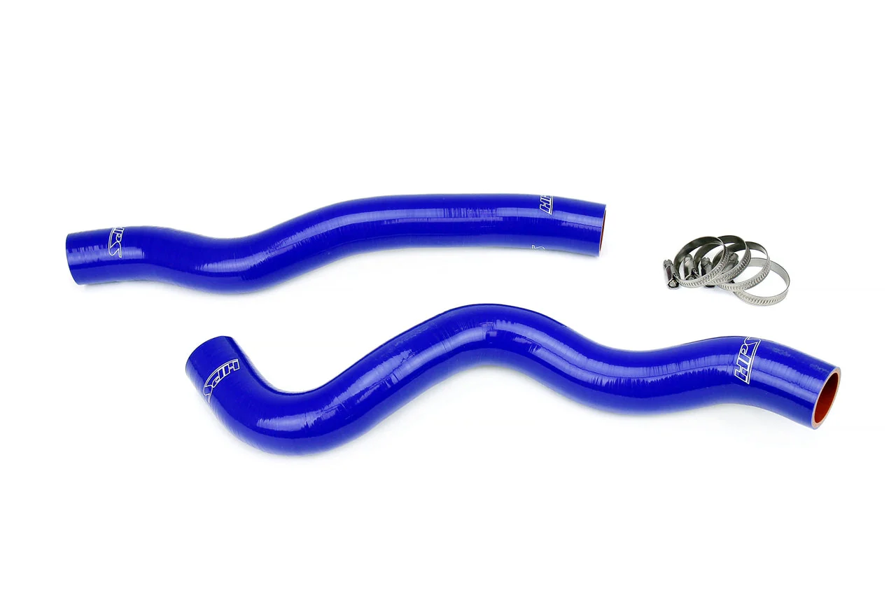 HPS Performance Silicone Radiator Hoses Genesis G70 3.3L V6 Twin Turbo (2019-2022) Blue / Black / Red