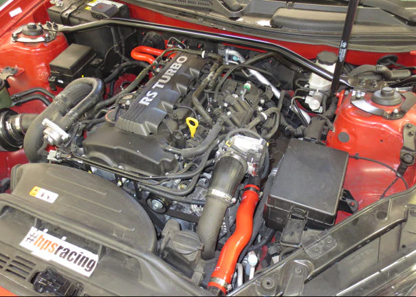 HPS Performance Silicone Radiator Hoses Hyundai Genesis Coupe 2.0T Turbo 4Cyl (13-14) Red / Blue / Black - Image 4
