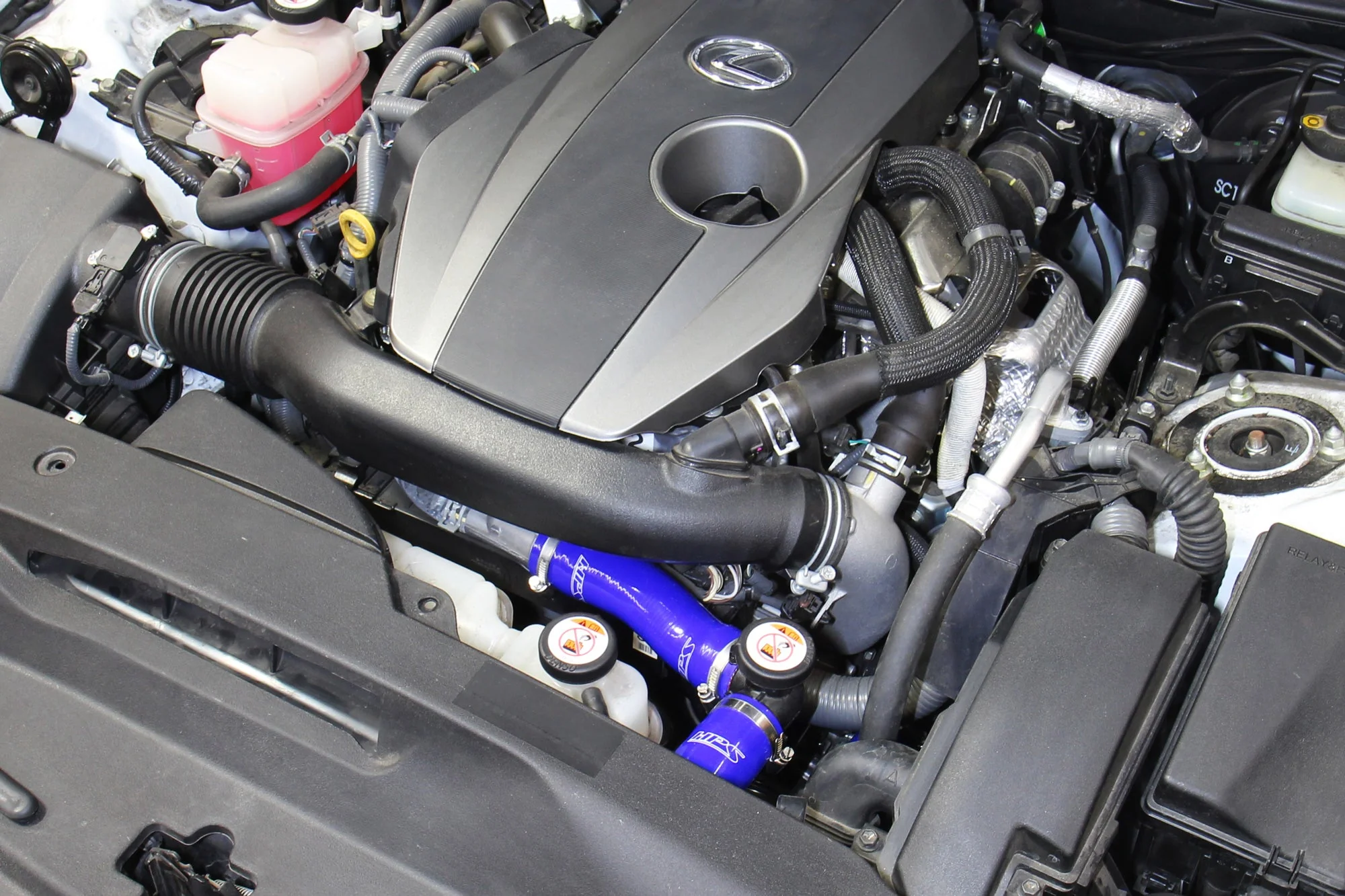 HPS Performance Silicone Radiator Hoses Lexus IS300 2.0L Turbo (2018-2020) Blue or Black - Image 3