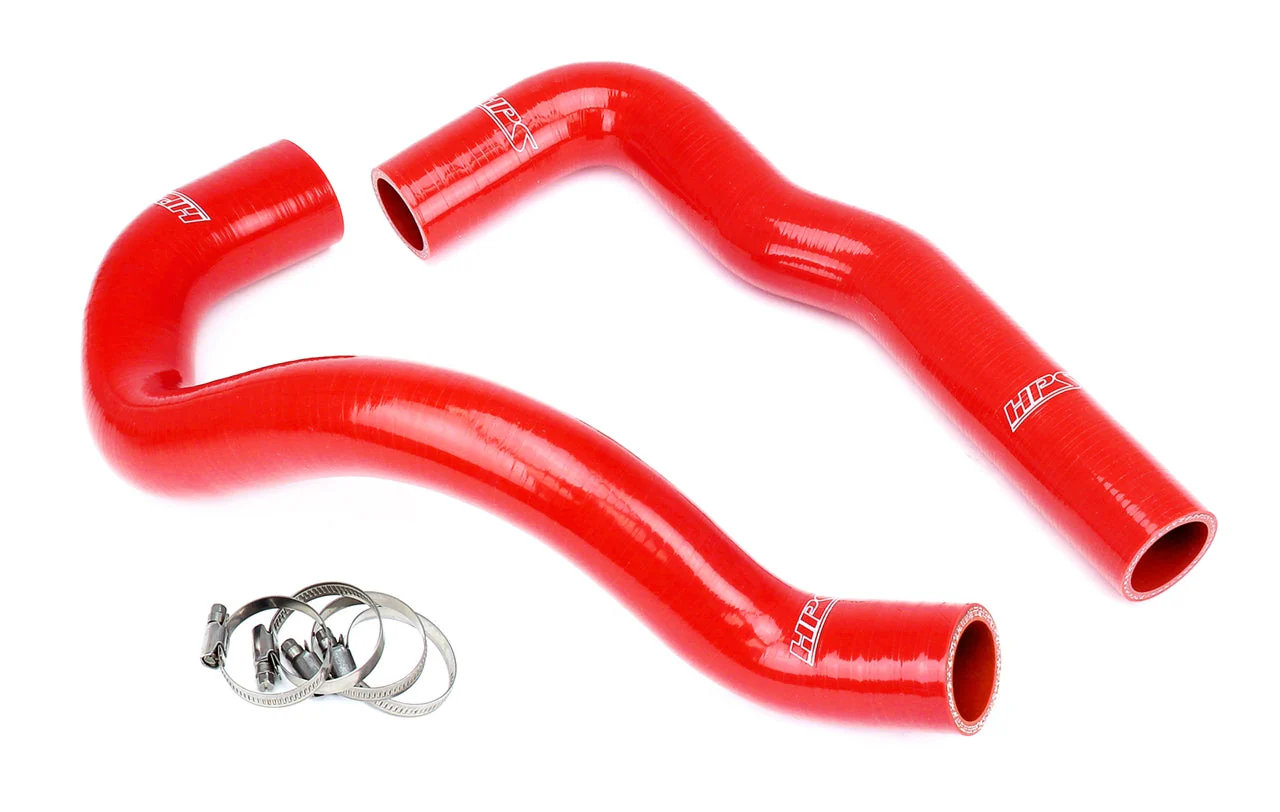 HPS Performance Silicone Radiator Hoses Lexus IS300 with 1JZ/2JZ Swap (01-05) Blue / Black / Red - Image 10