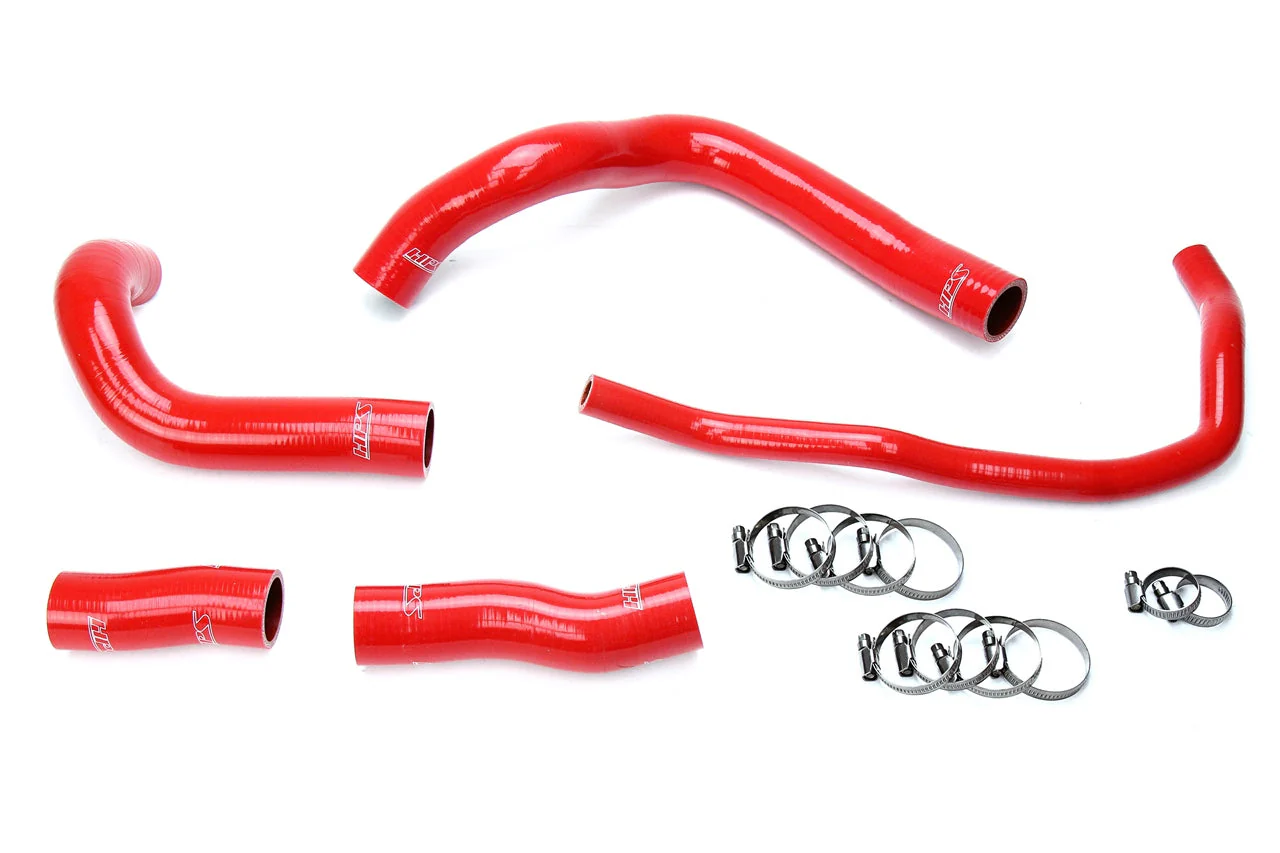 HPS Performance Silicone Radiator Hoses Lexus RC200t 2.0L (2016-2017) Blue / Black / Red - Image 2