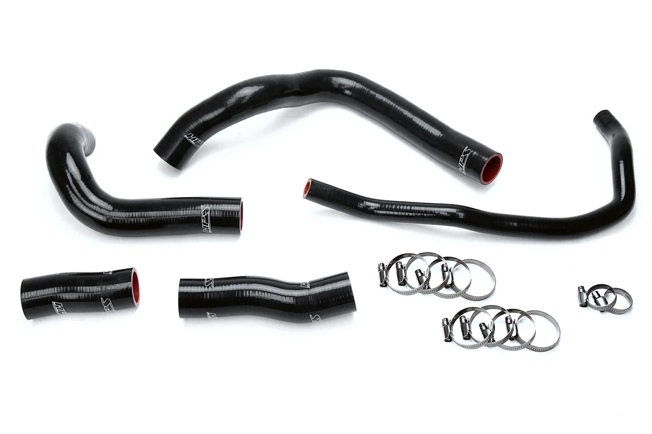 HPS Performance Silicone Radiator Hoses Lexus RC200t 2.0L (2016-2017) Blue / Black / Red - Image 3