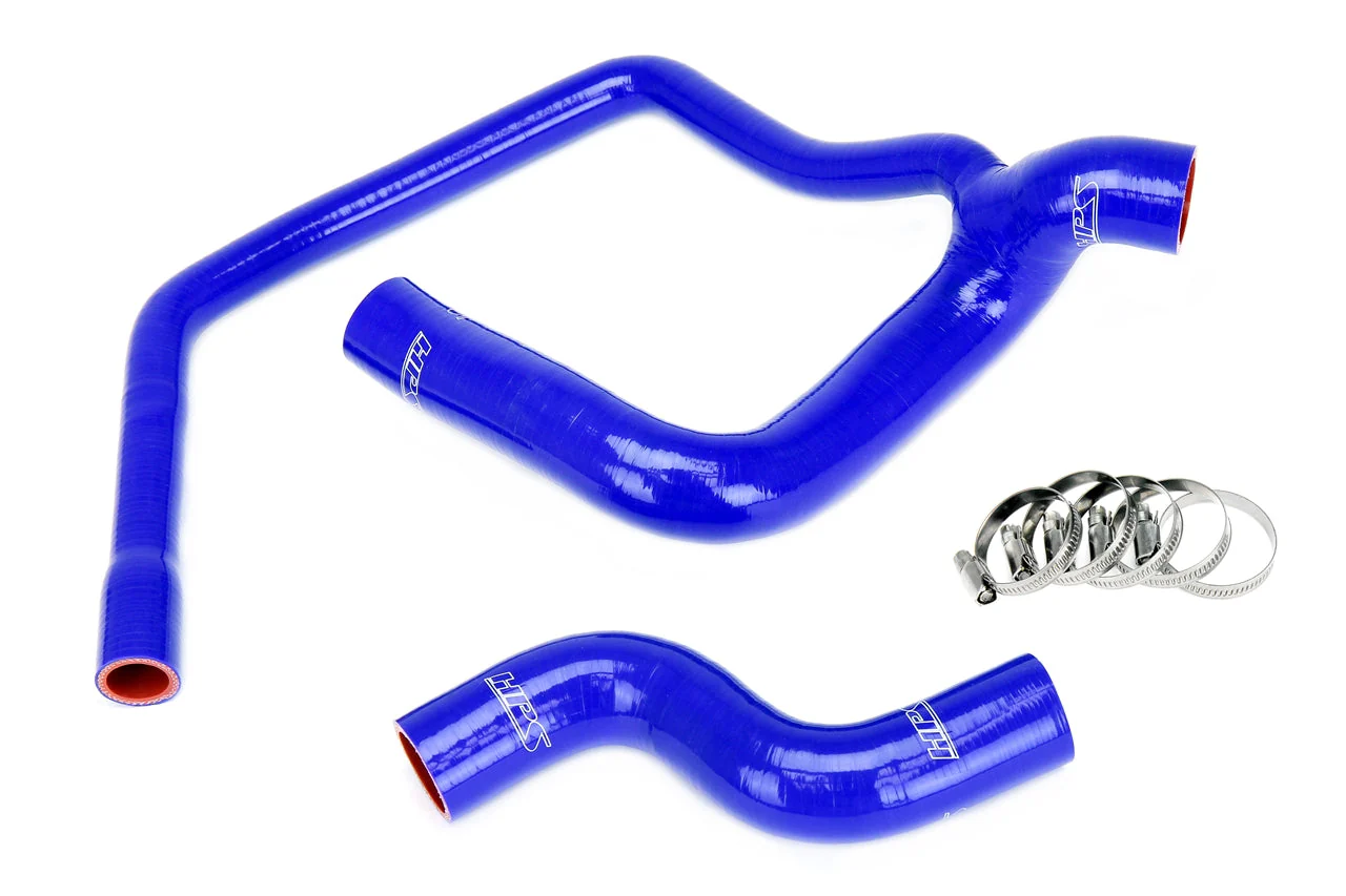 HPS Performance Silicone Radiator Hoses Mercedes 350SD / 350SDL 3.4L Diesel Turbo (90-91) Black or Blue