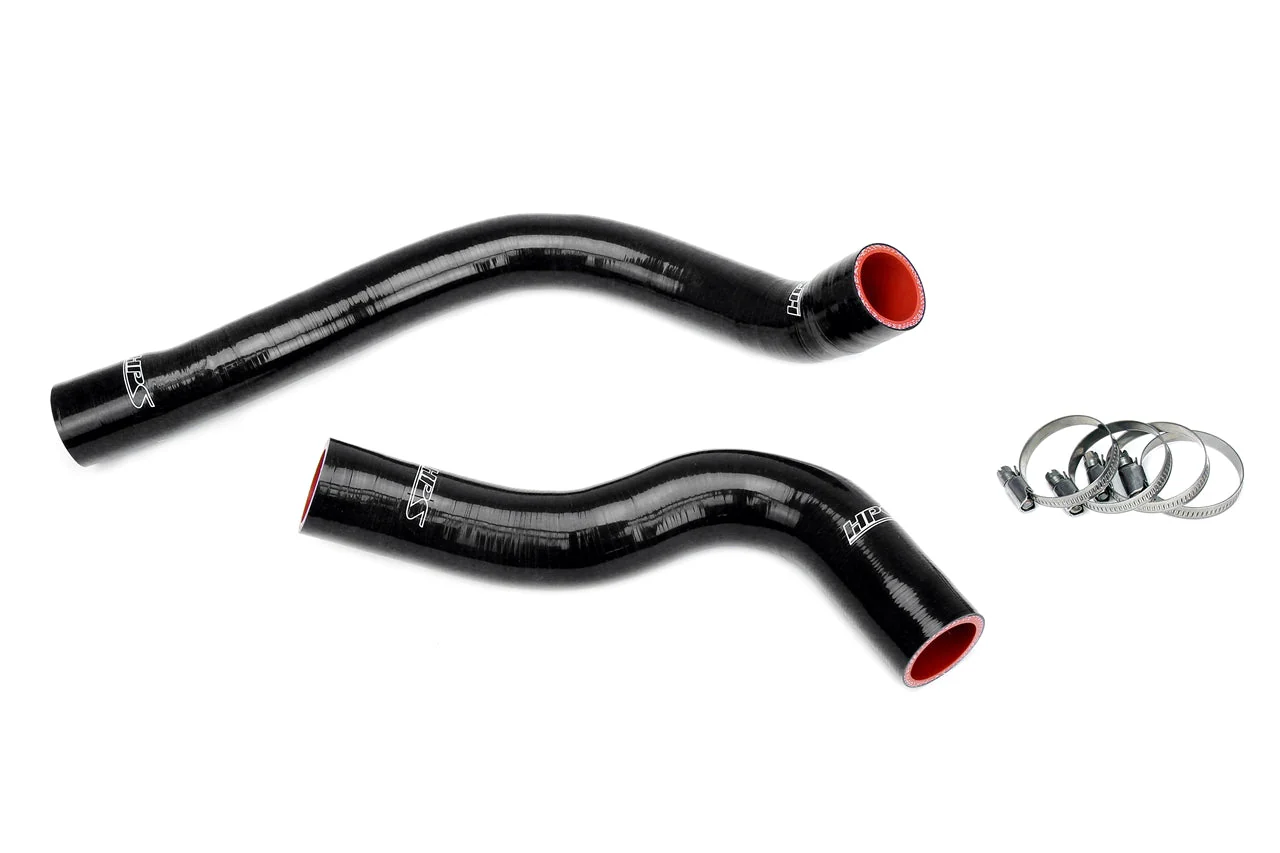 HPS Performance Silicone Radiator Hoses Mercedes 380SL (81-85) 380SLC (1981) 3.8L V8 - Black or Blue - Image 2