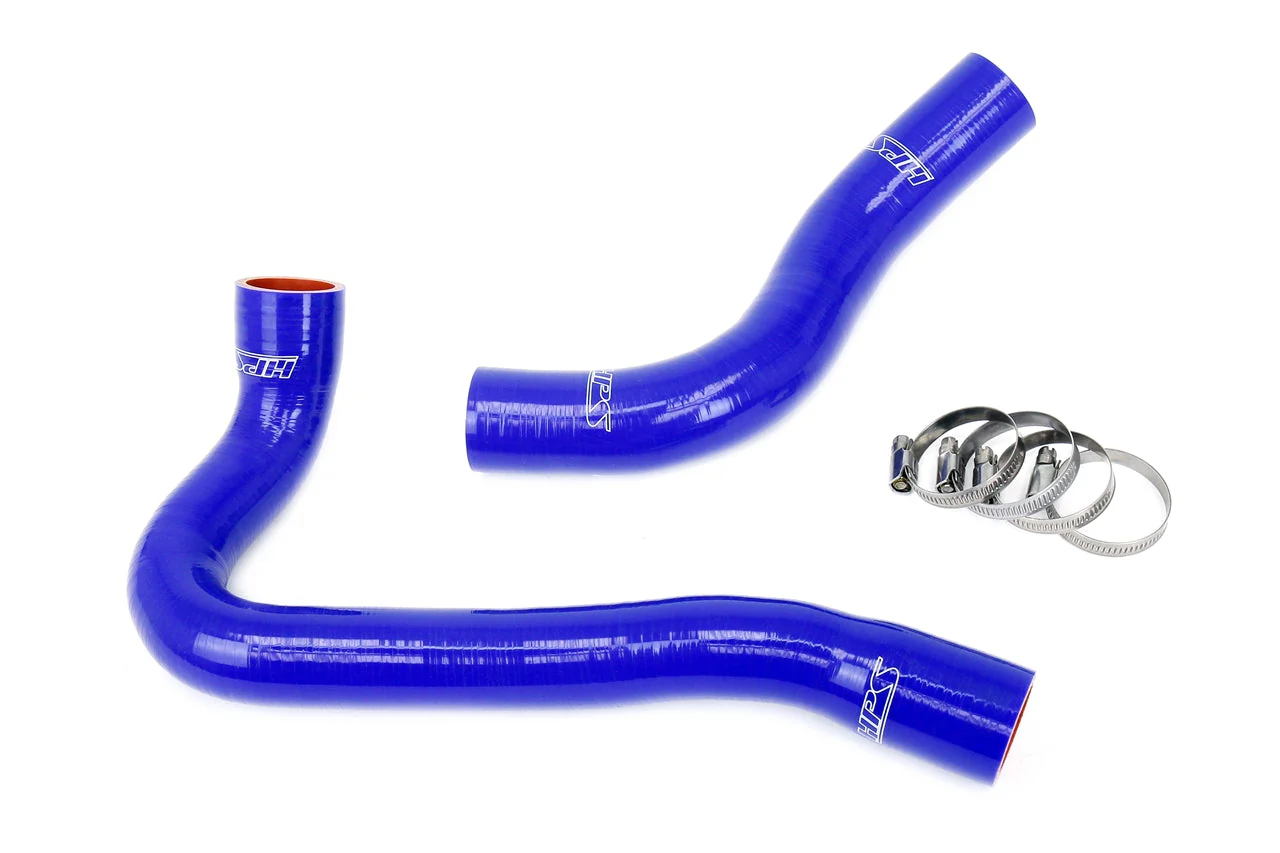 HPS Performance Silicone Radiator Hoses Mercedes 380SE (84-85) 380SEC (82-83) 380SEL (81-83) 3.8L V8 - Black or Blue