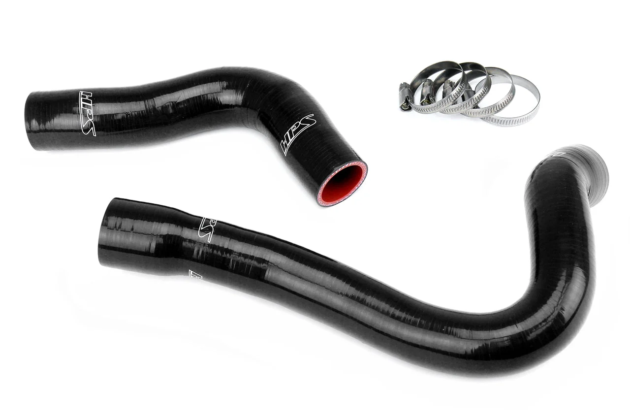 HPS Performance Silicone Radiator Hoses Mercedes 420SEL 4.2L V8 (1986-1991) Black / Blue / Red - Image 2