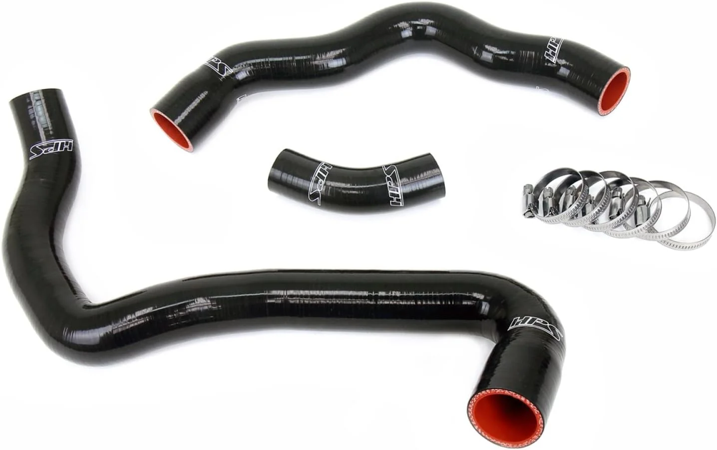 HPS Performance Silicone Radiator Hoses Mercedes C220 W202 2.3L NA (94-96) Blue or Black - Image 2