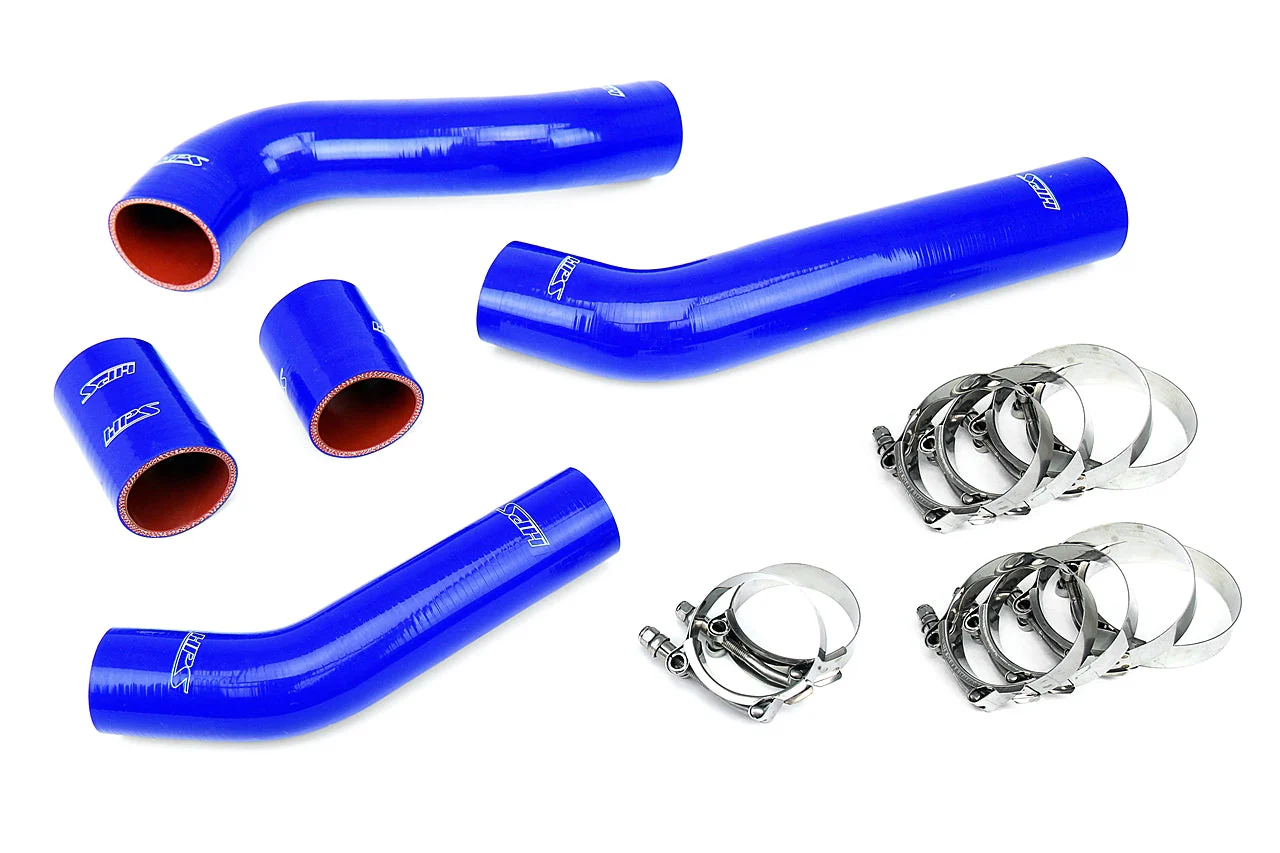 HPS Performance Silicone Intercooler Hoses Mitsubishi Lancer EVO 10 US-Spec (08-15) Blue / Black / Red