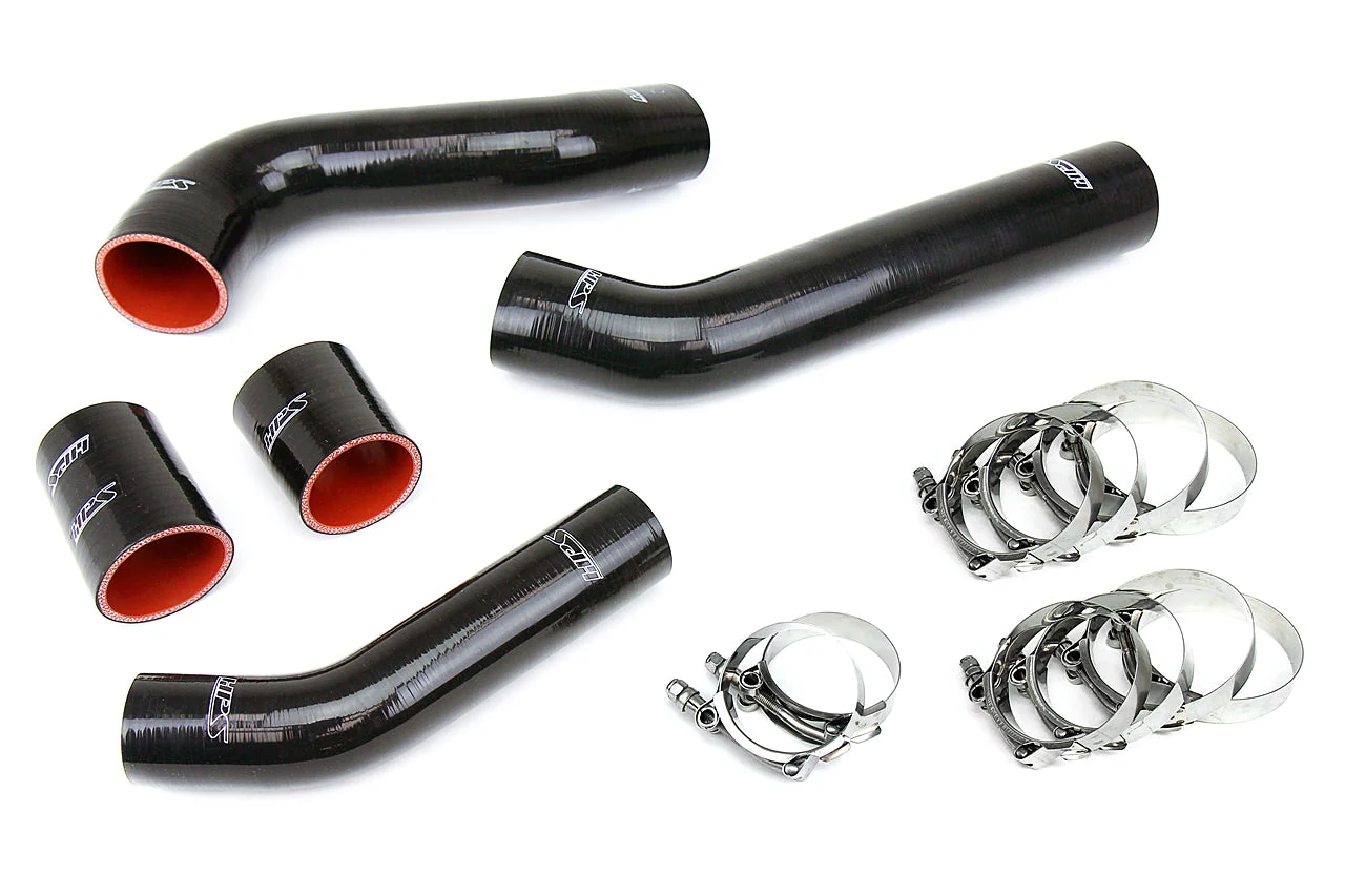 HPS Performance Silicone Intercooler Hoses Mitsubishi Lancer EVO 10 US-Spec (08-15) Blue / Black / Red - Image 2