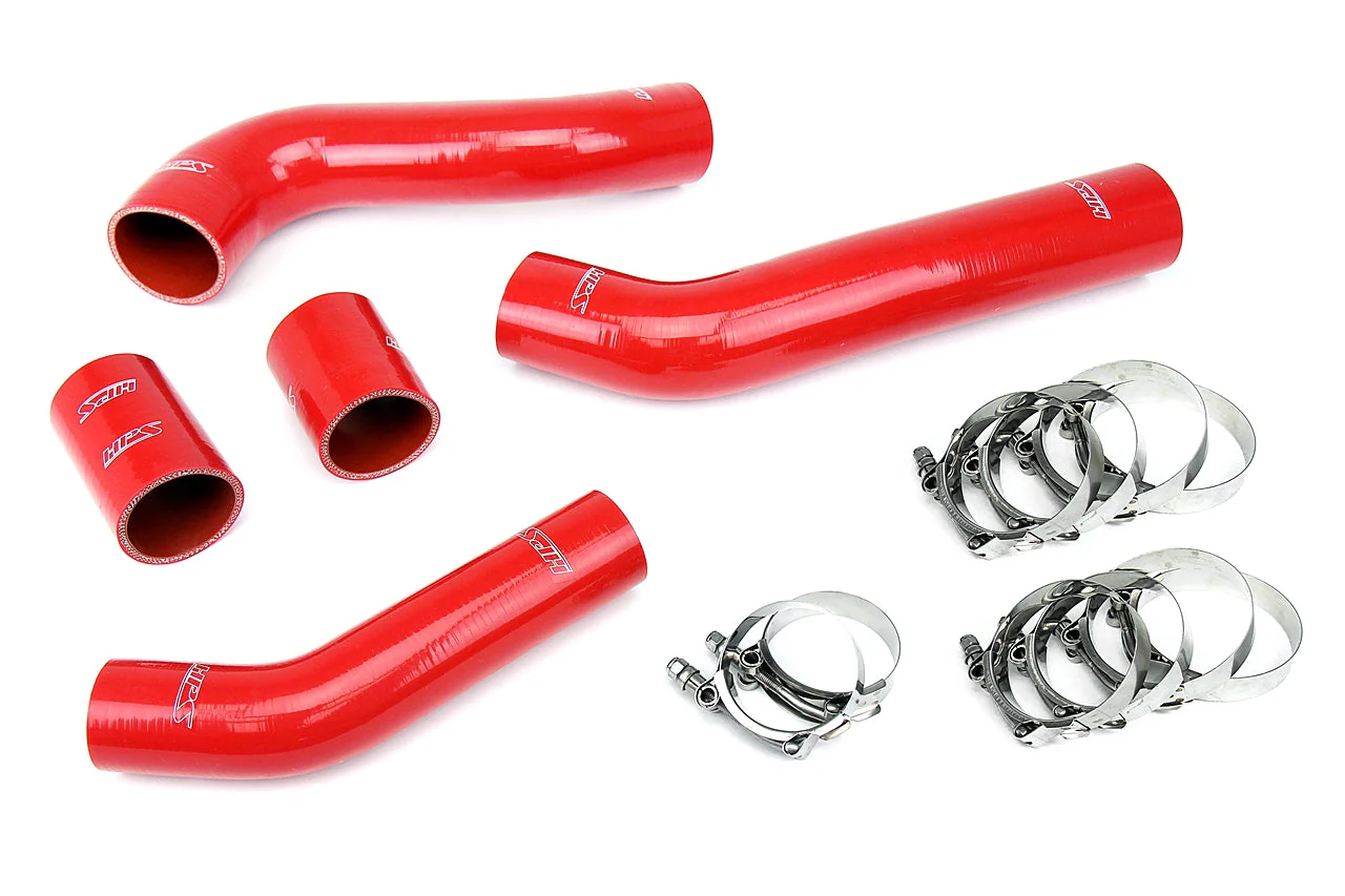 HPS Performance Silicone Intercooler Hoses Mitsubishi Lancer EVO 10 US-Spec (08-15) Blue / Black / Red - Image 3