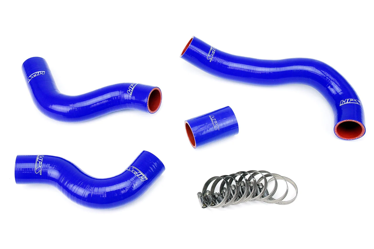 HPS Performance Silicone Radiator Hoses Nissan 300ZX 3.0L V6 NA Turbo (84-89) Blue / Black / Red