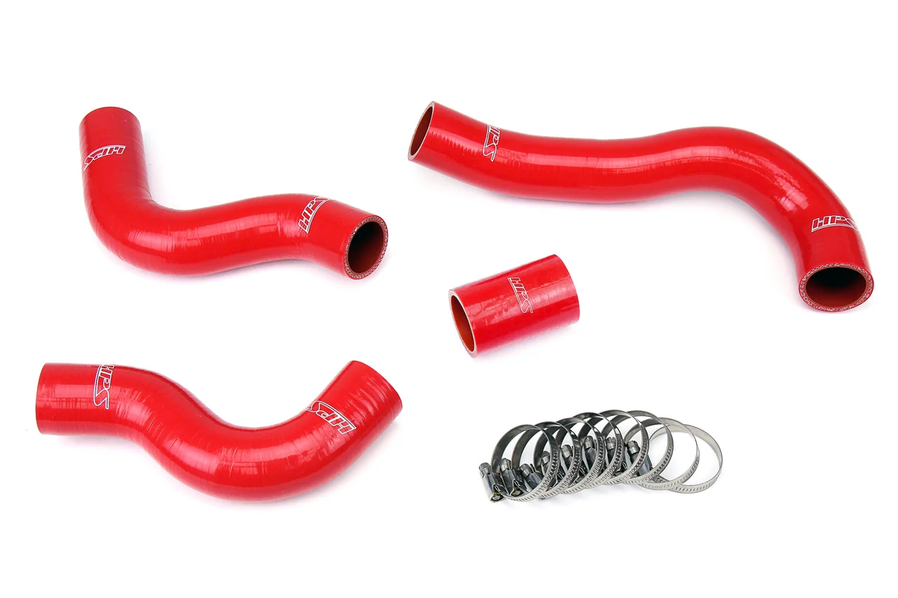 HPS Performance Silicone Radiator Hoses Nissan 300ZX 3.0L V6 NA Turbo (84-89) Blue / Black / Red - Image 3