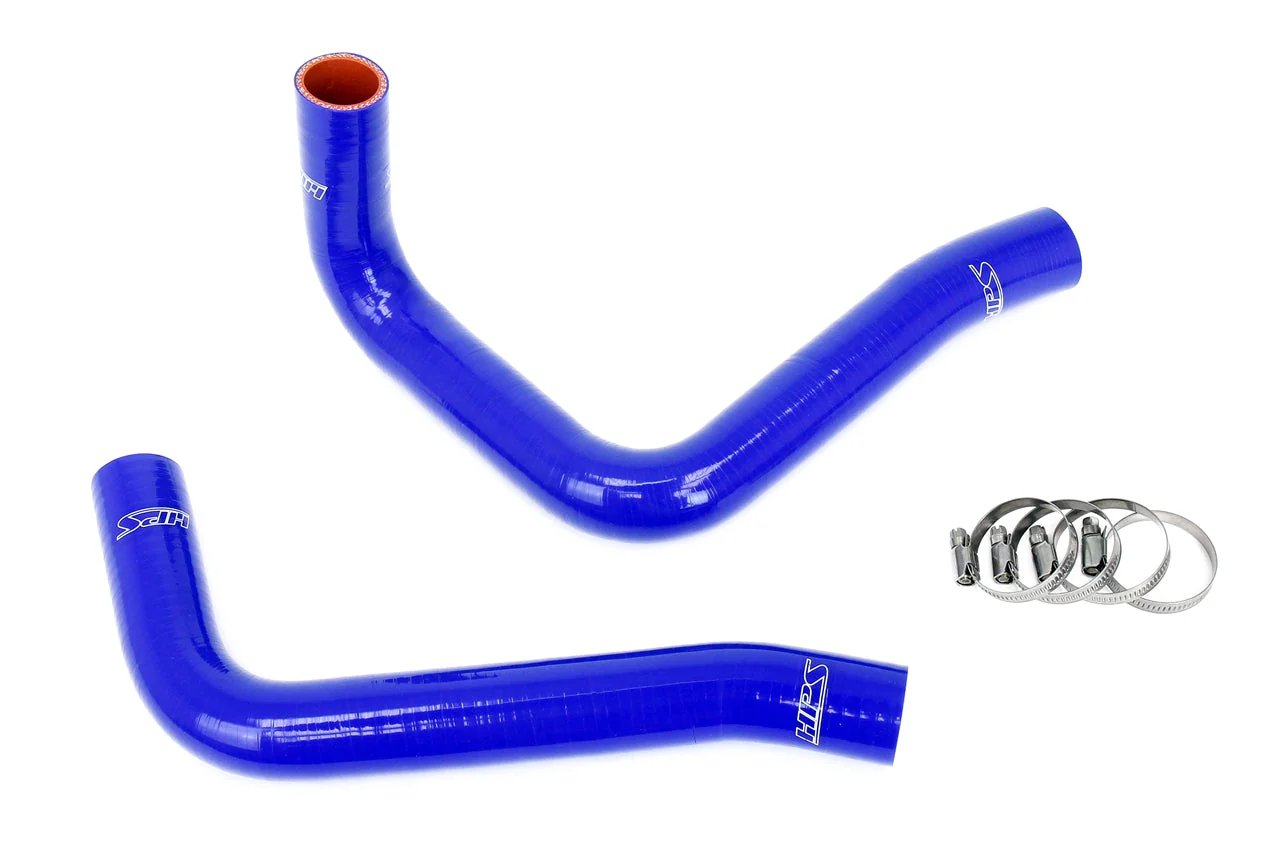 HPS Performance Silicone Radiator Hoses Toyota FJ Cruiser 4.0L V6 Supercharged (07-09) Blue / Black / Red - Image 4