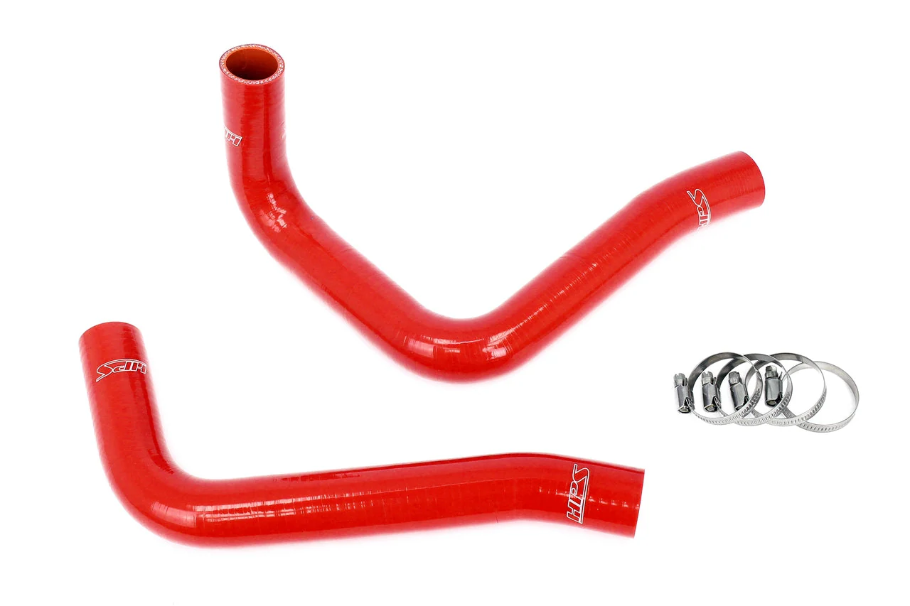HPS Performance Silicone Radiator Hoses Toyota FJ Cruiser 4.0L V6 Supercharged (07-09) Blue / Black / Red - Image 6