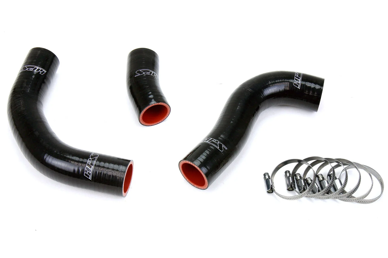 HPS Performance Silicone Radiator Hoses Toyota Land Cruiser FJ62 4.0L I6 (1988-1990) Blue / Black / Red - Image 2