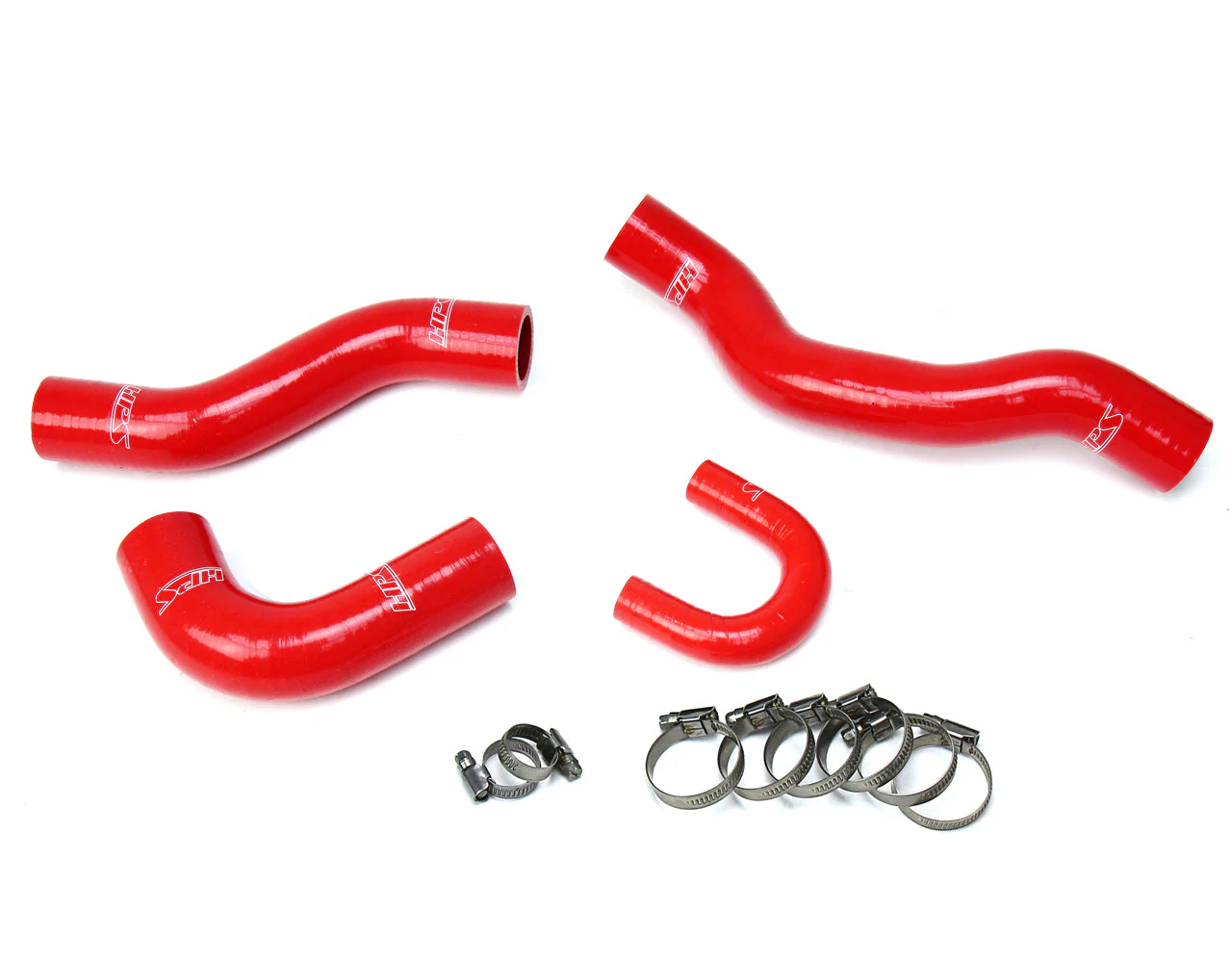 HPS Performance Silicone Radiator Hoses Toyota 4Runner 22RE Non Turbo EFI (84-95) Red / Blue / Black - Image 3