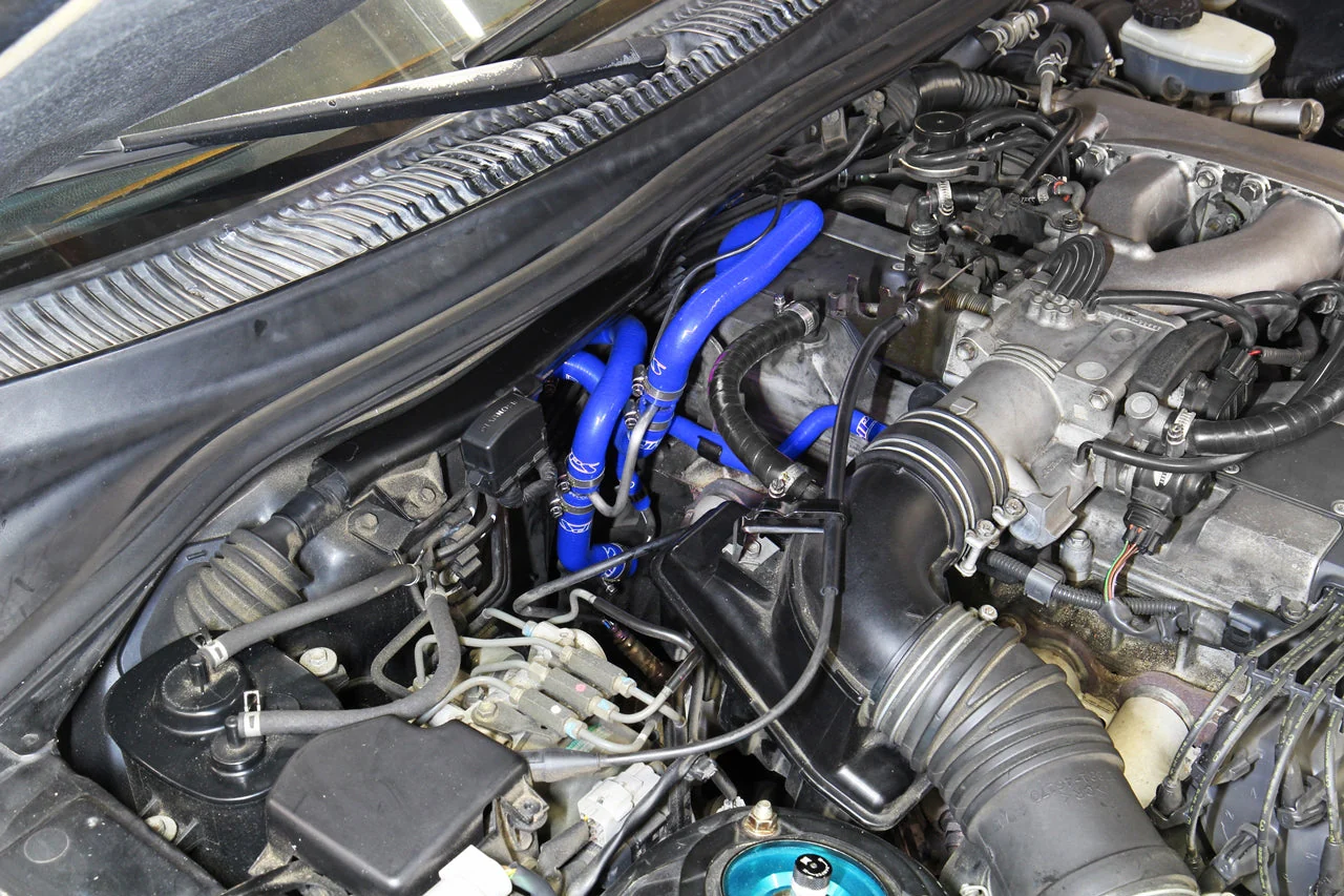 HPS Performance Silicone Radiator Hoses Toyota Supra Non-Turbo 2JZGE 3.0L (1993-1998) Black or Red - Image 10