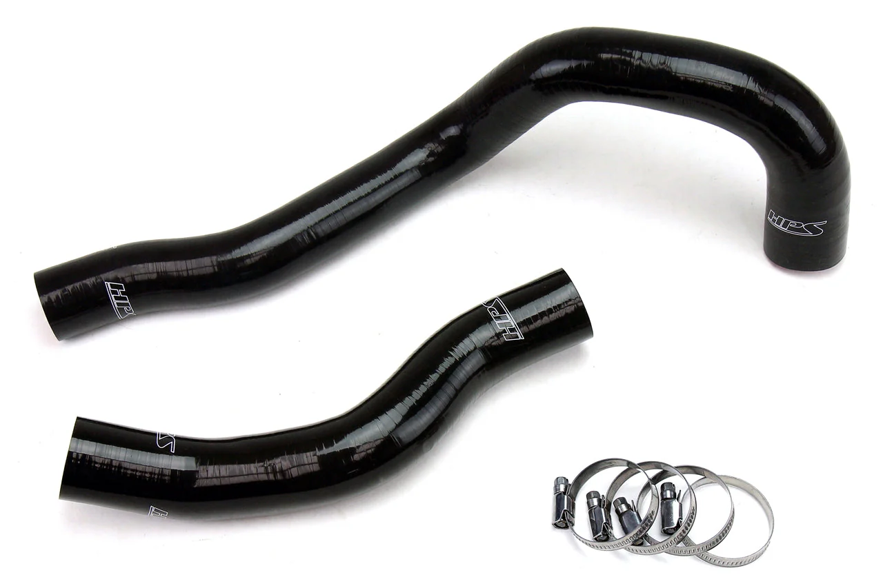 HPS Performance Silicone Radiator Hoses Toyota Supra Non-Turbo 2JZGE 3.0L (1993-1998) Black or Red - Image 3
