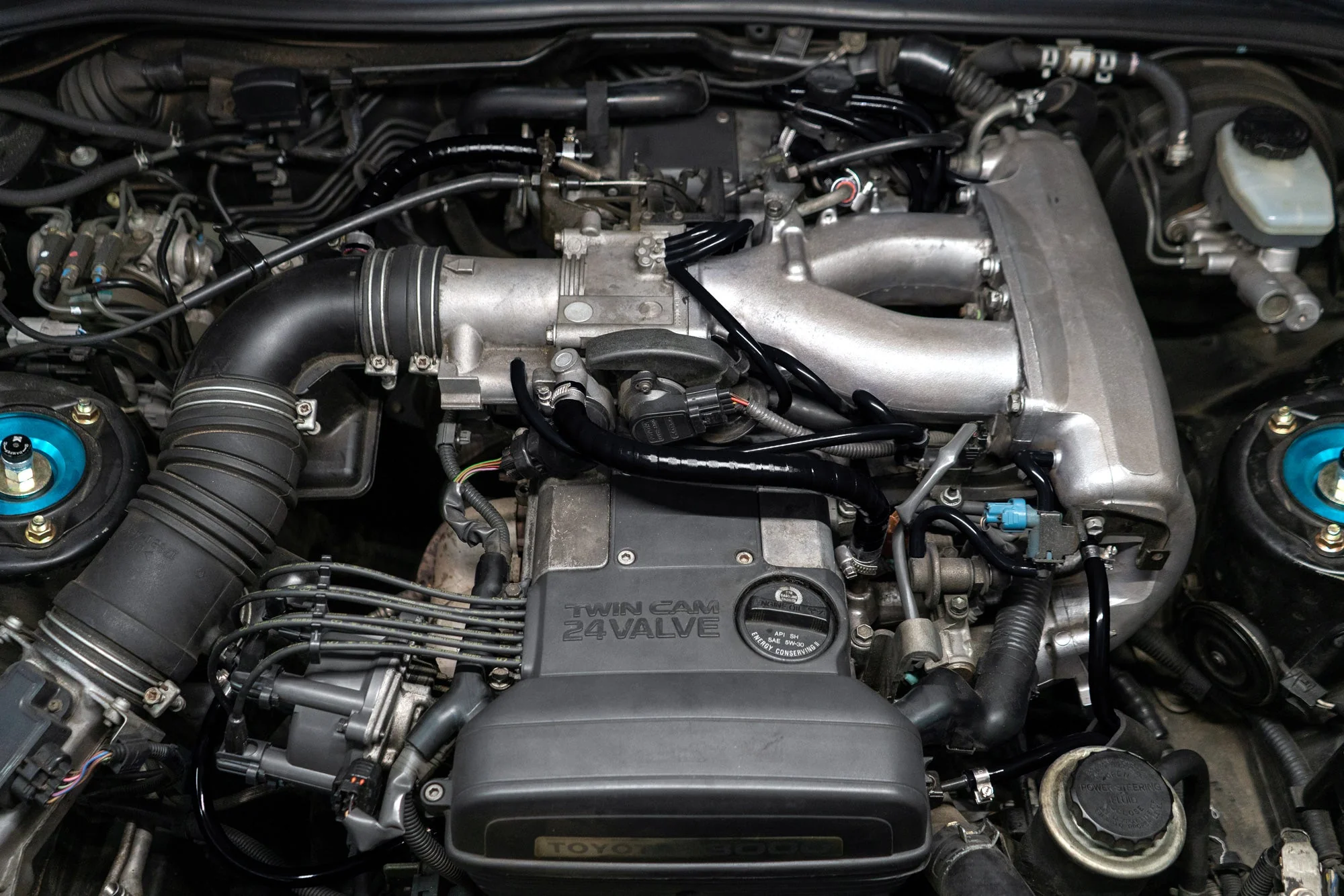 HPS Performance Silicone Vacuum Hoses Toyota Supra MK4 Non-Turbo (93-98) Black or Blue - Image 4