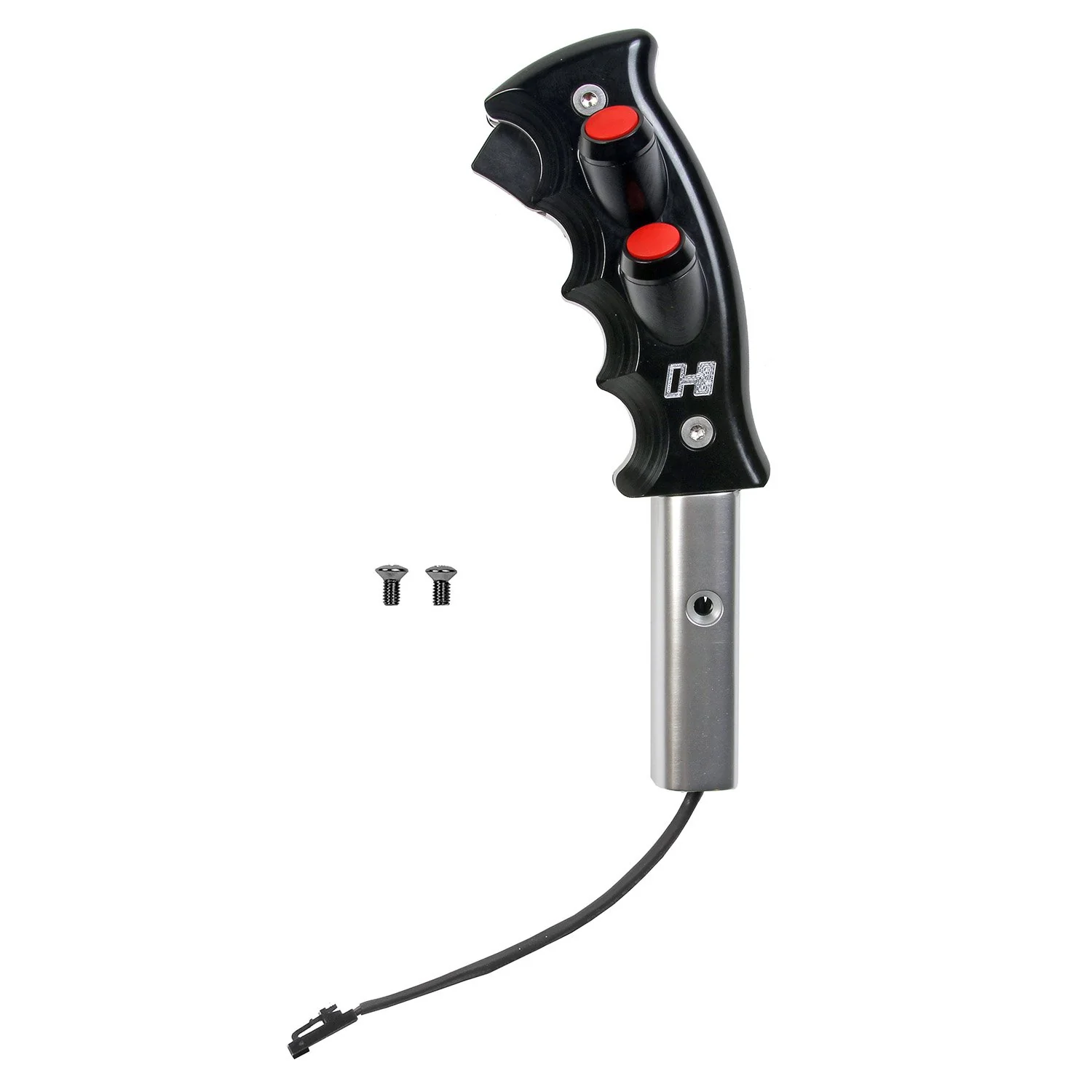 Hurst Billet/ Plus Pistol Grip Auto Shift Handle - Manual Shift Buttons Ford Mustang (2013-2014) 5380440 - Black - Image 4